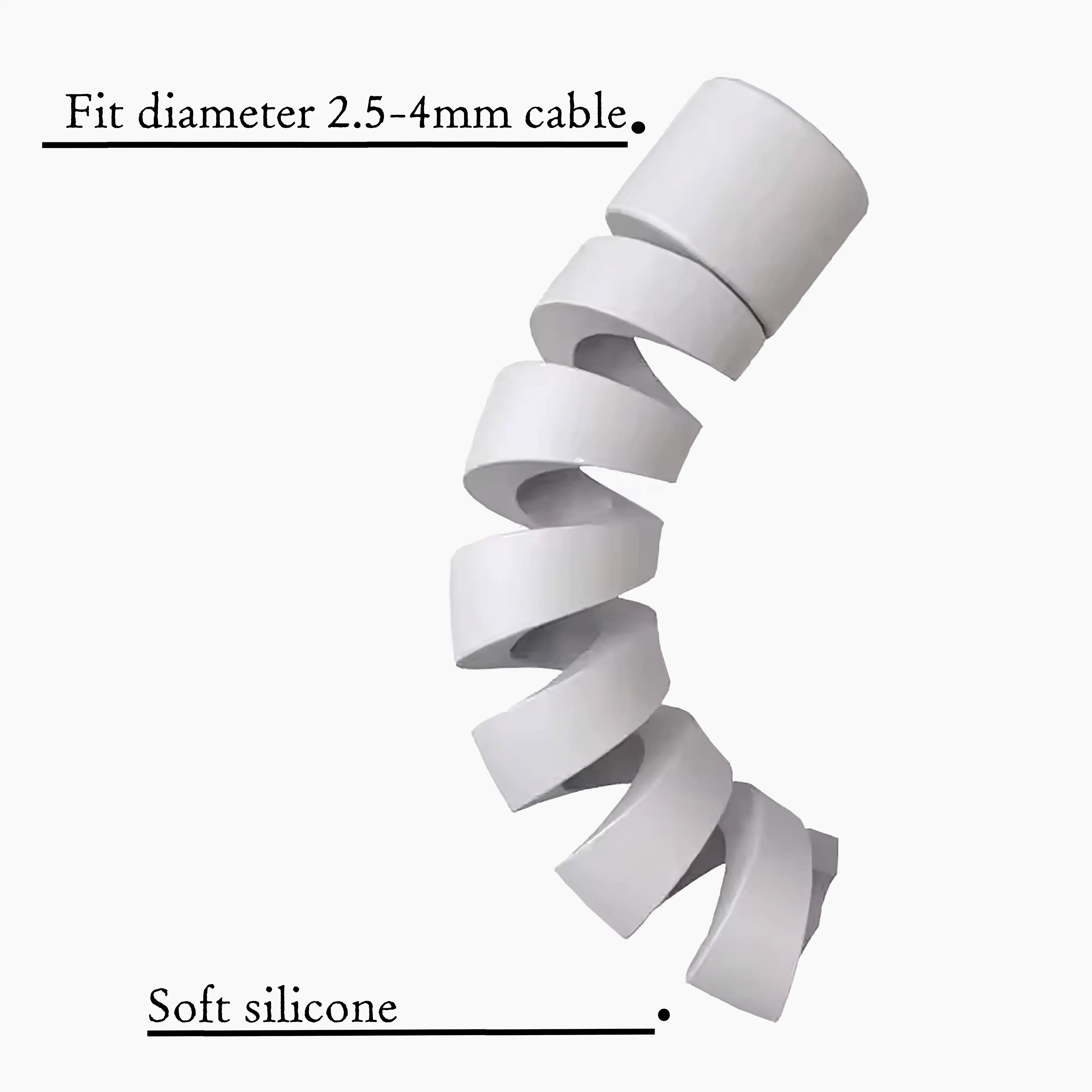 Soft Silicone Wire Protector (2.5-4mm)