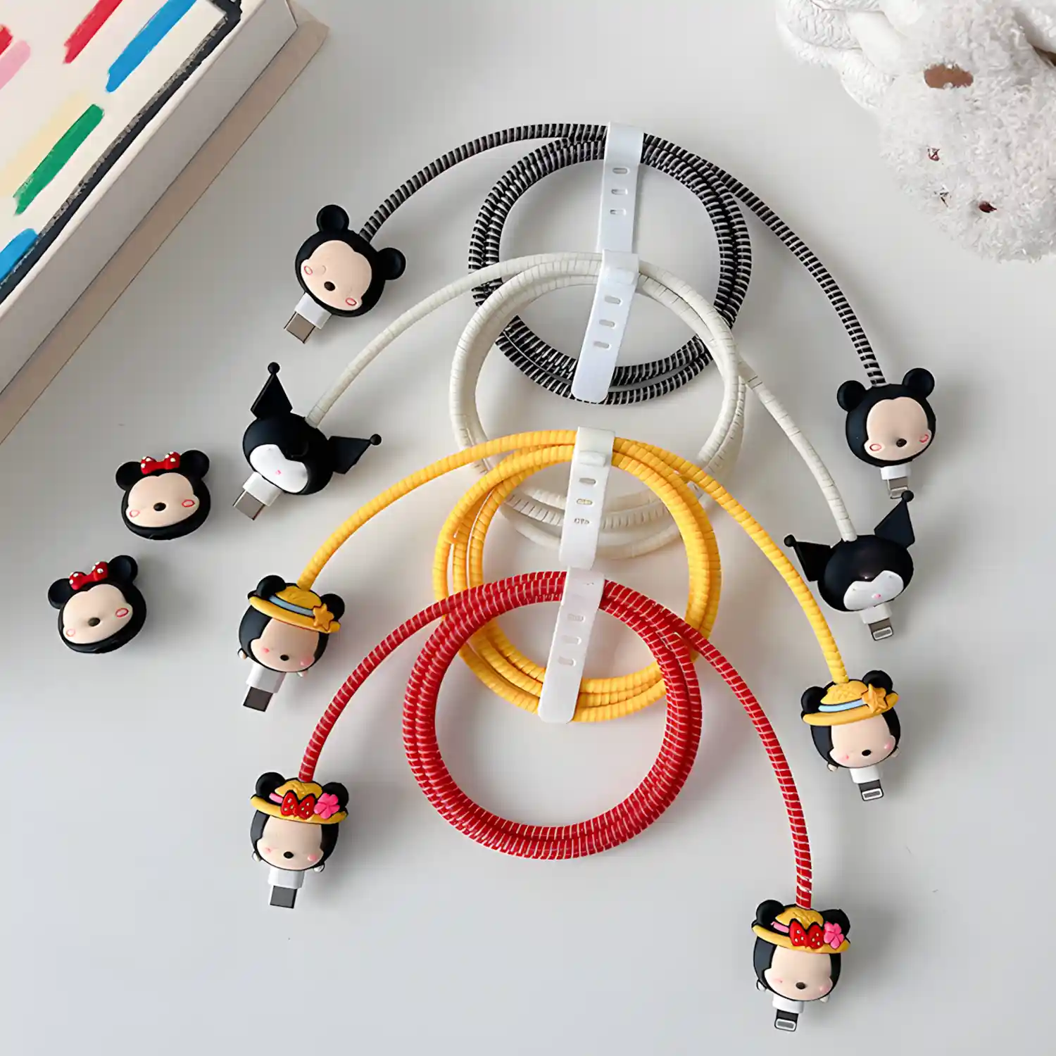 Cable Protector With Organizer Tie