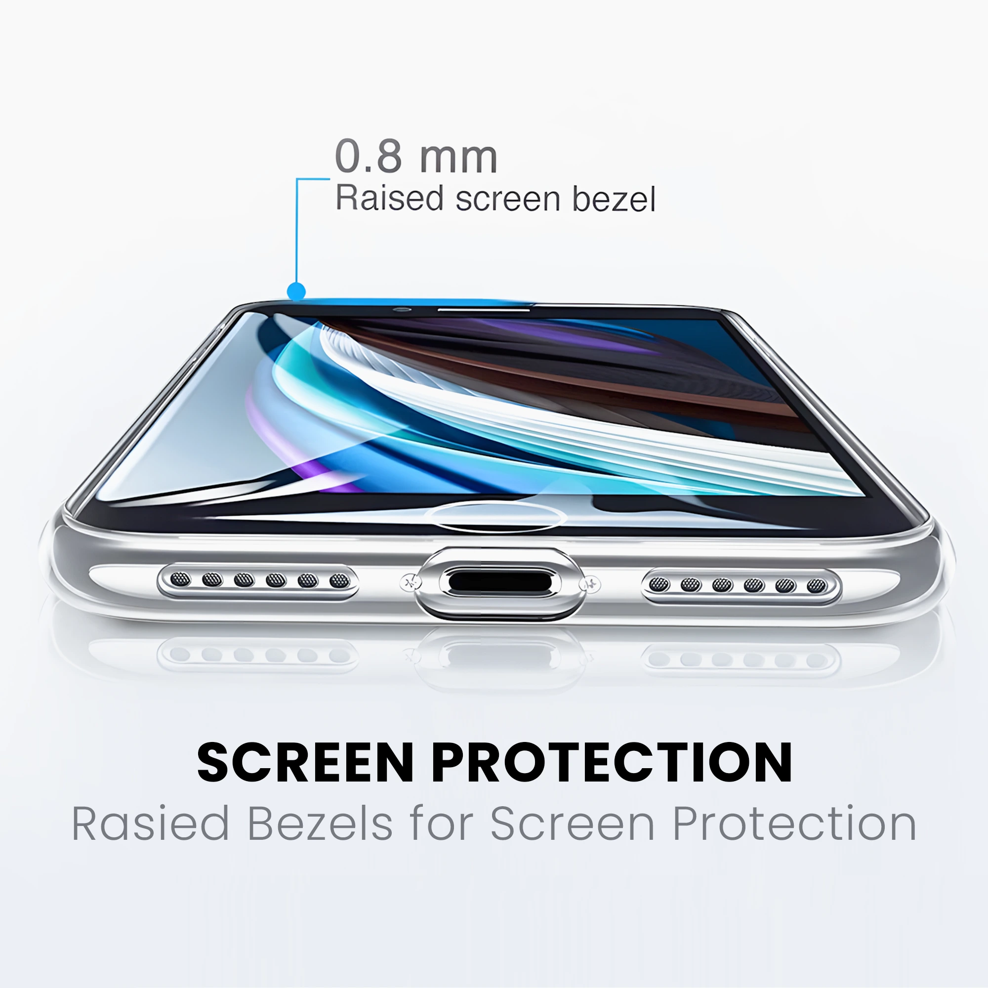 Raised Bezel Silicone Phone Protection