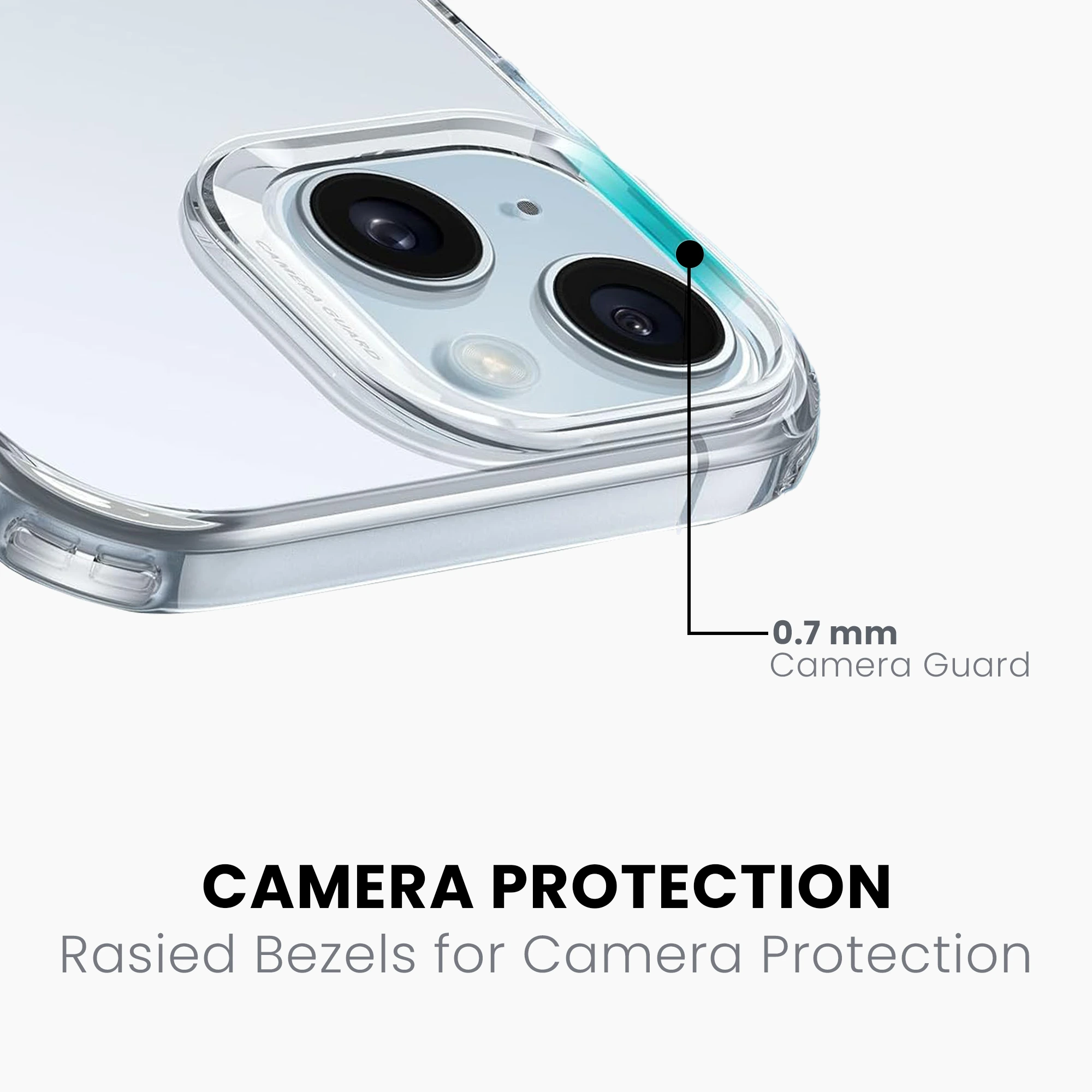 Raised Camera Guard Silicone Case
