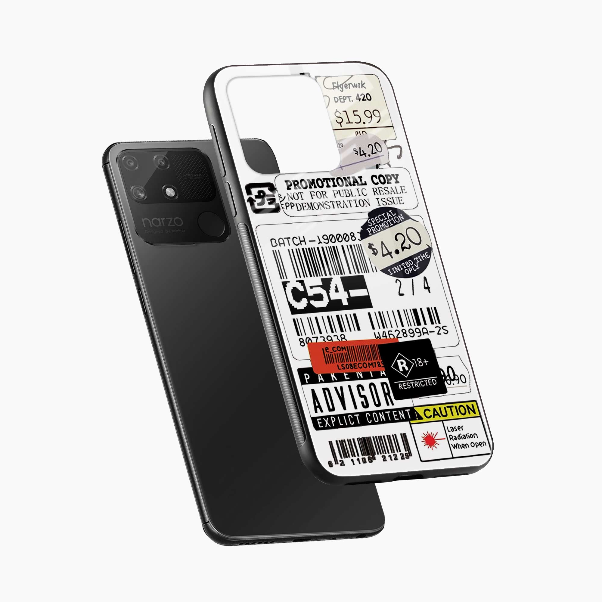 Explicit Realme Narzo 50a Back Cover