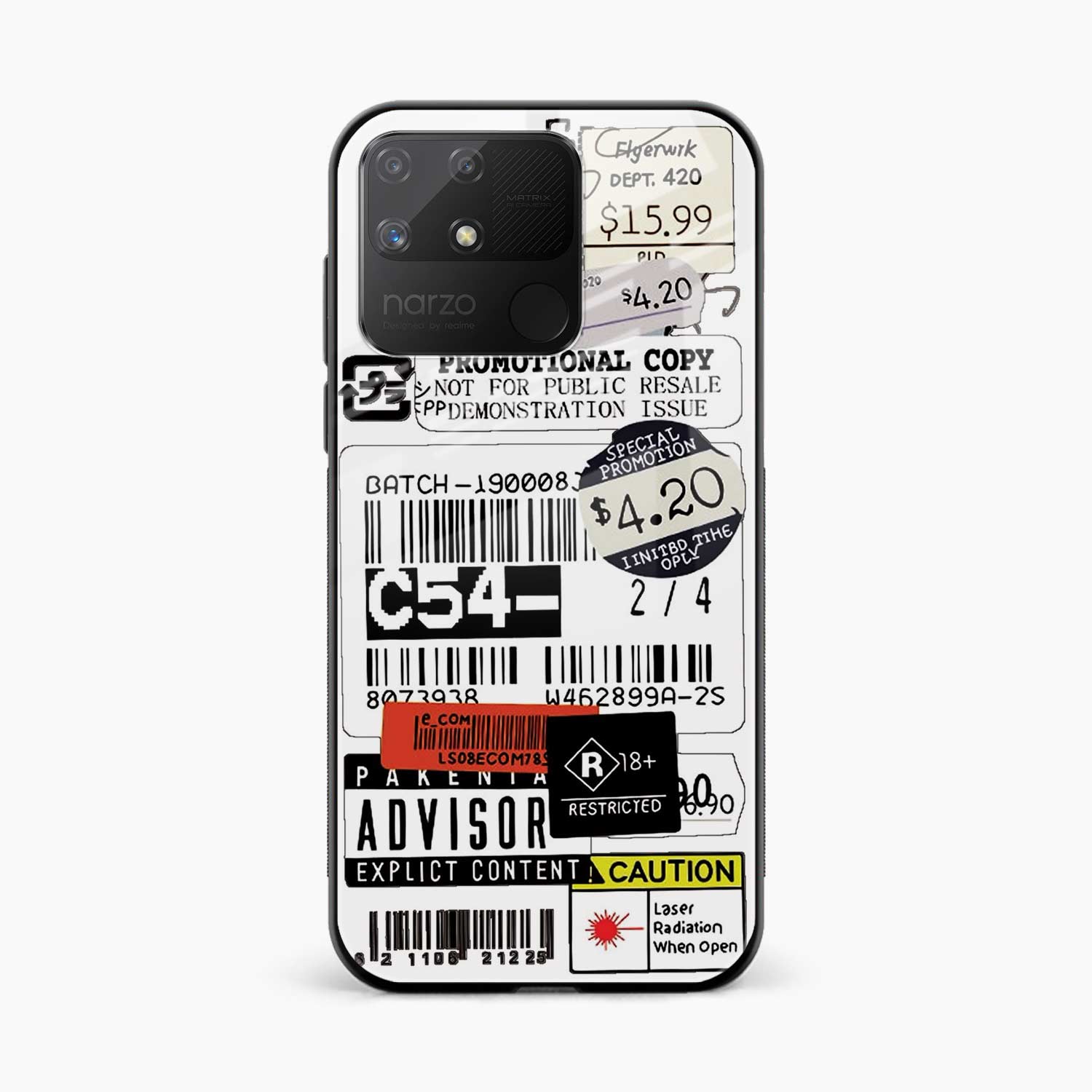 Explicit Realme Narzo 50a Back Cover