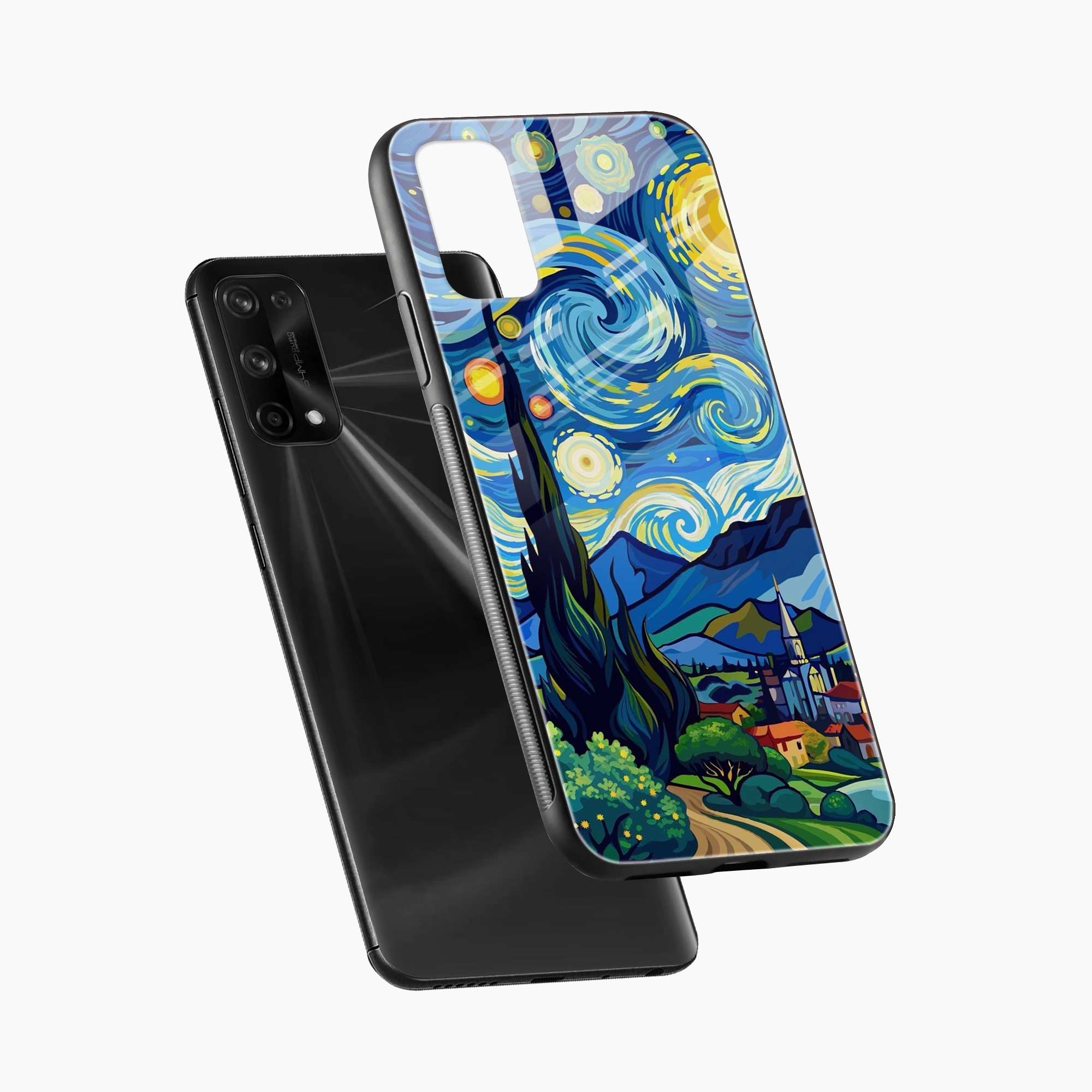 Starry Night Oppo A74 5G Back Cover