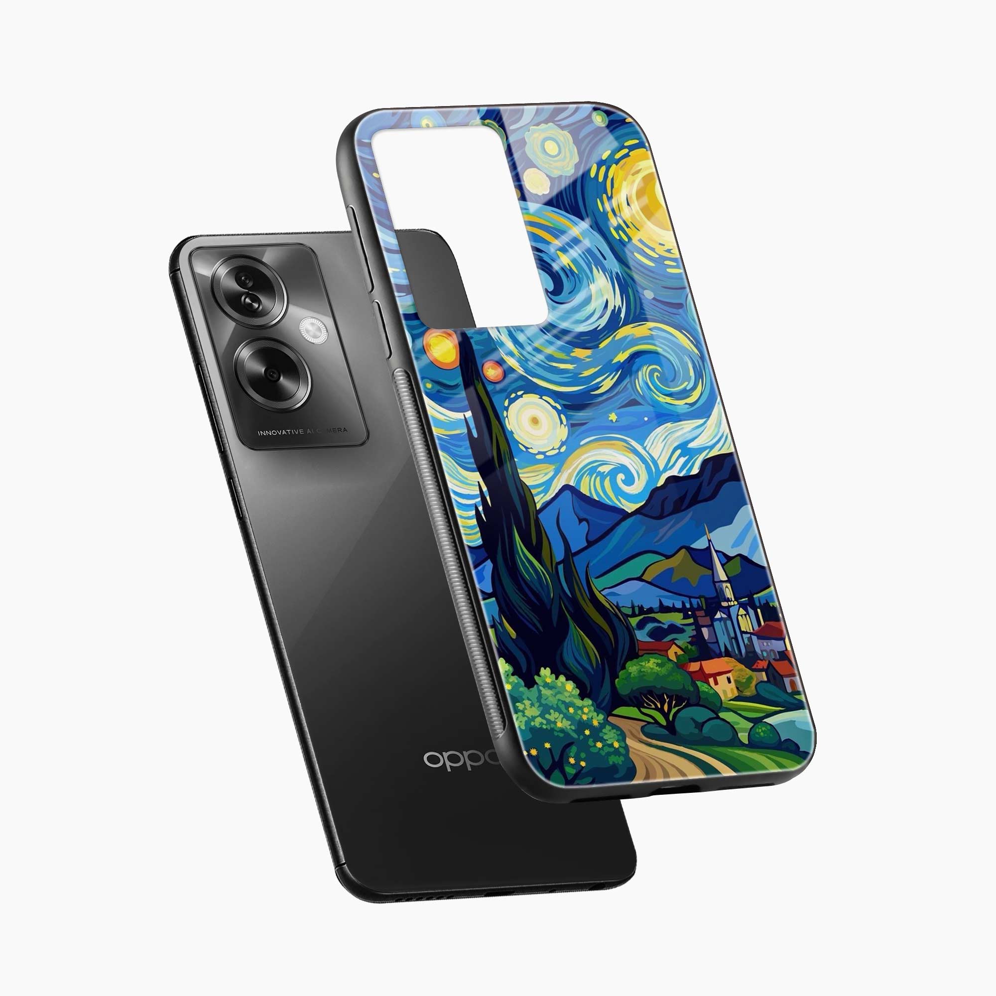 Starry Night Oppo A79 5G Back Cover