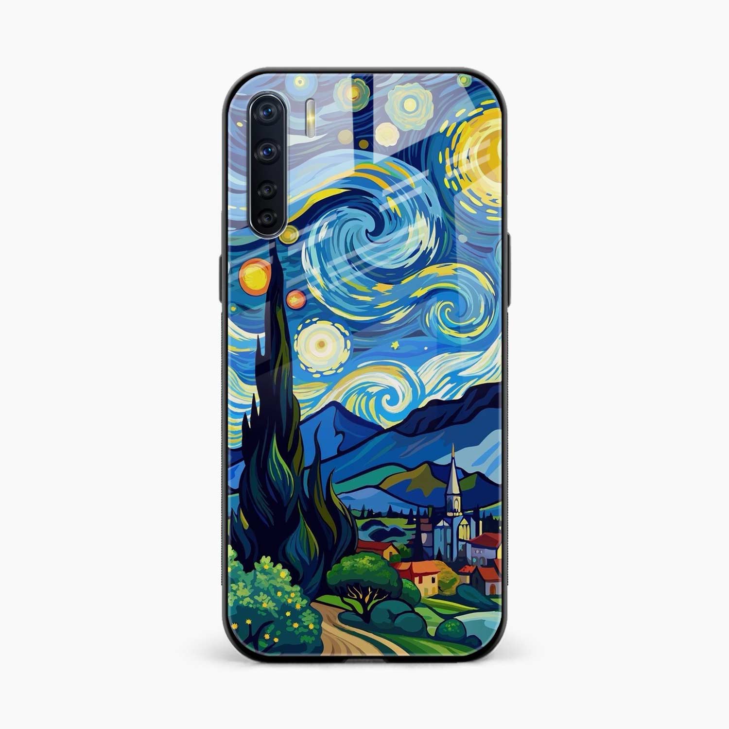 Starry Night Oppo A91 Back Cover