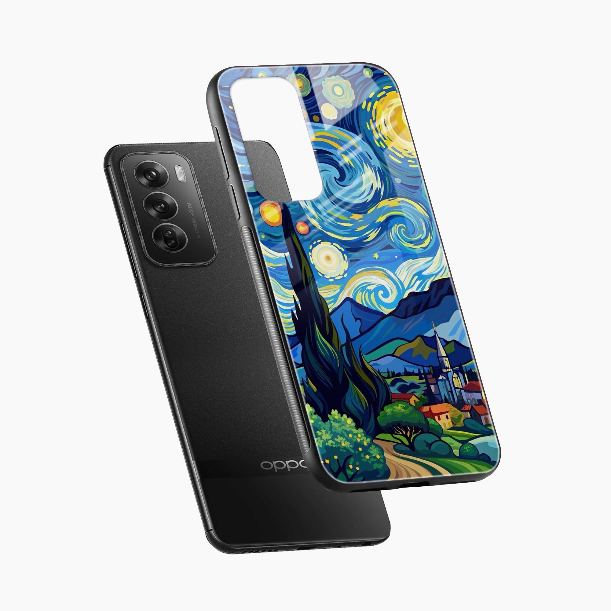 Starry Night Oppo Reno 12 5G Back Cover