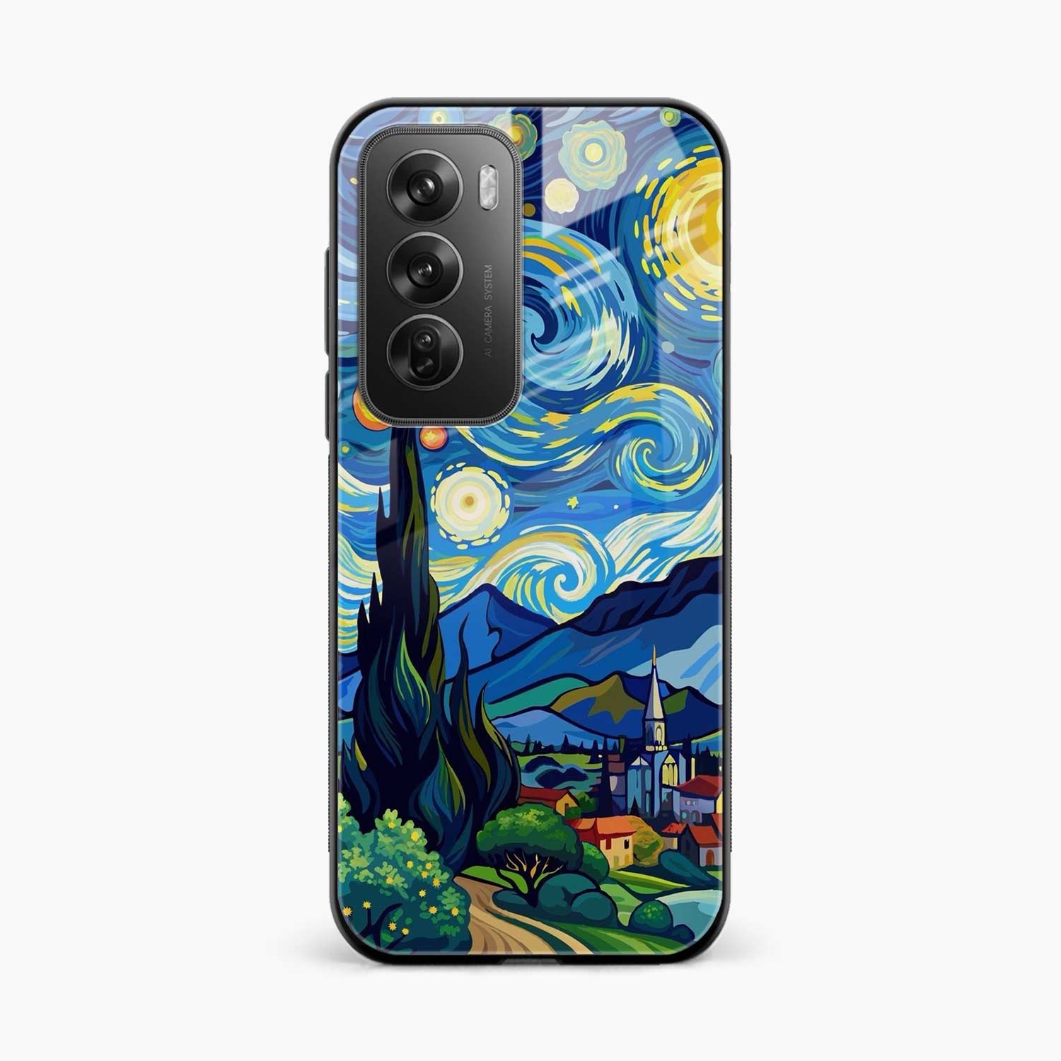 Starry Night Oppo Reno 12 5G Back Cover