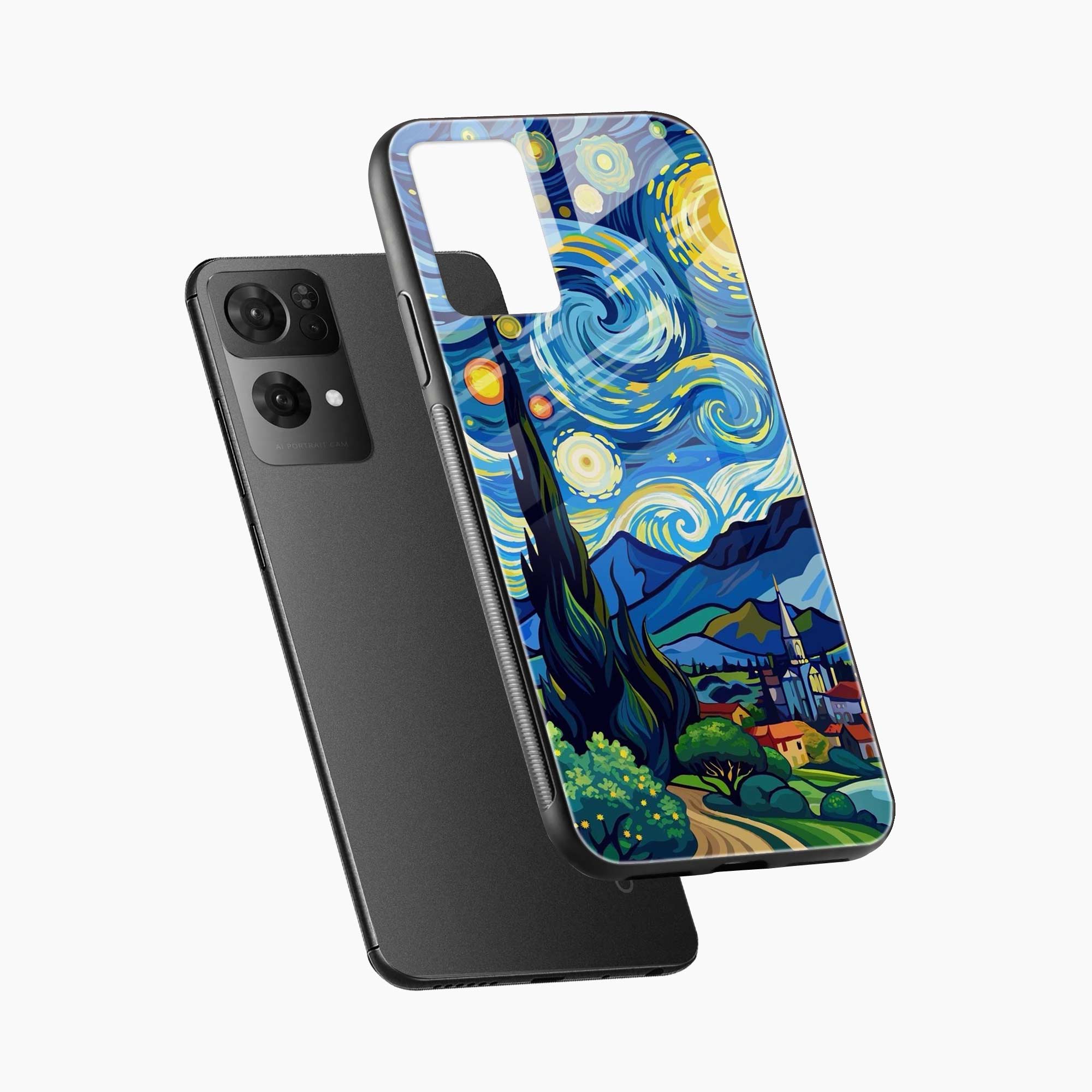 Starry Night Oppo Reno 7 Pro Back Cover
