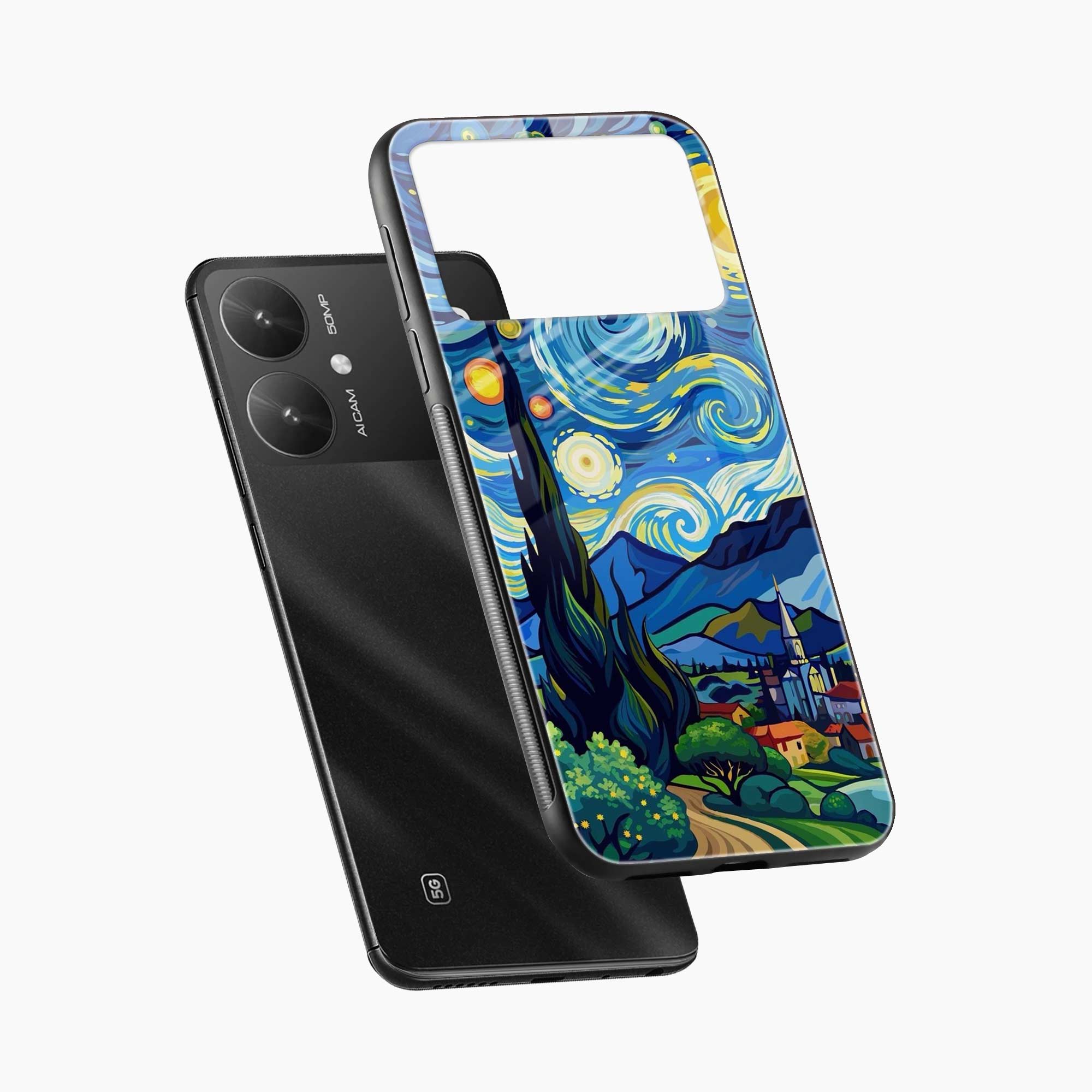 Starry Night Poco M6 5G Back Cover