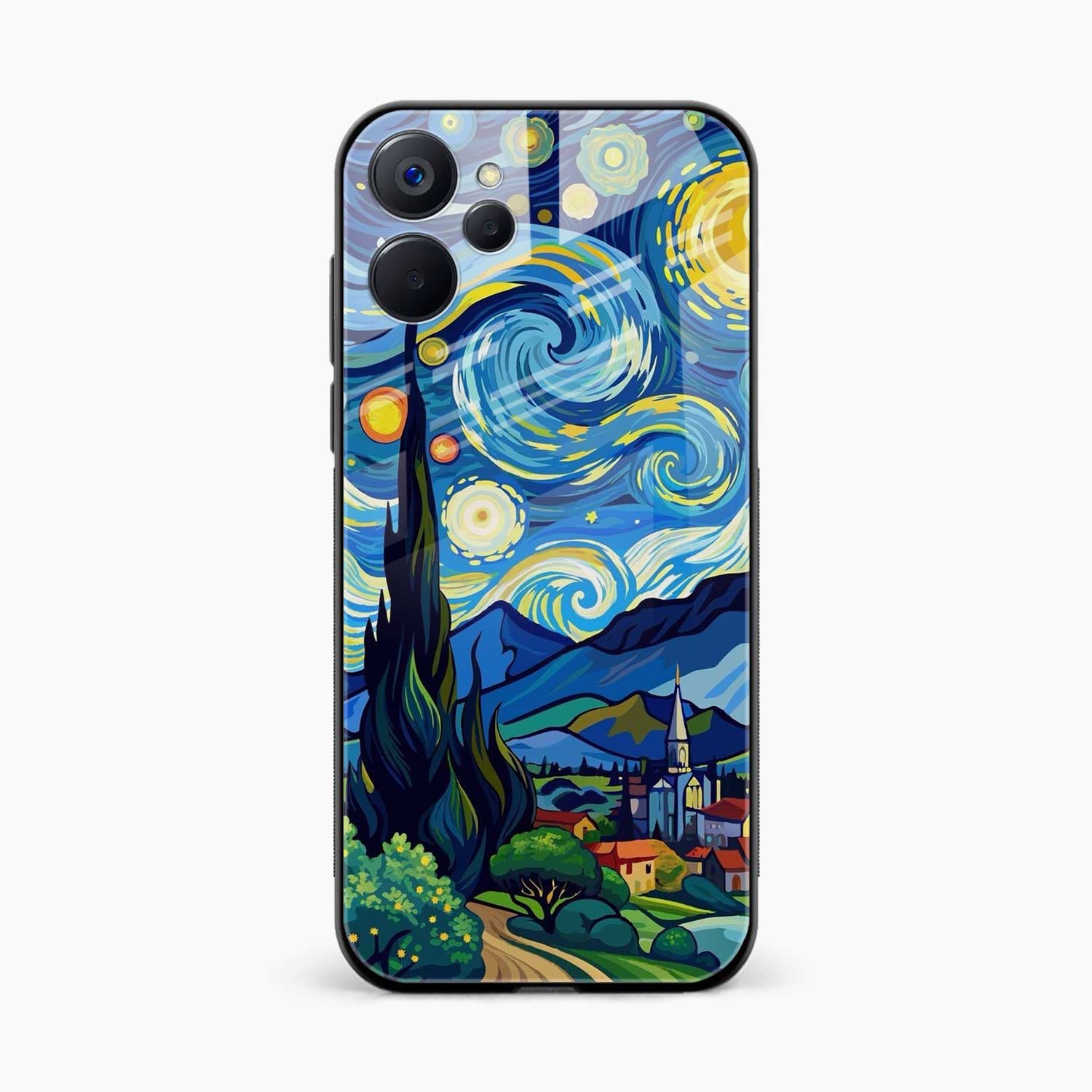 Starry Night Realme 10T Back Cover