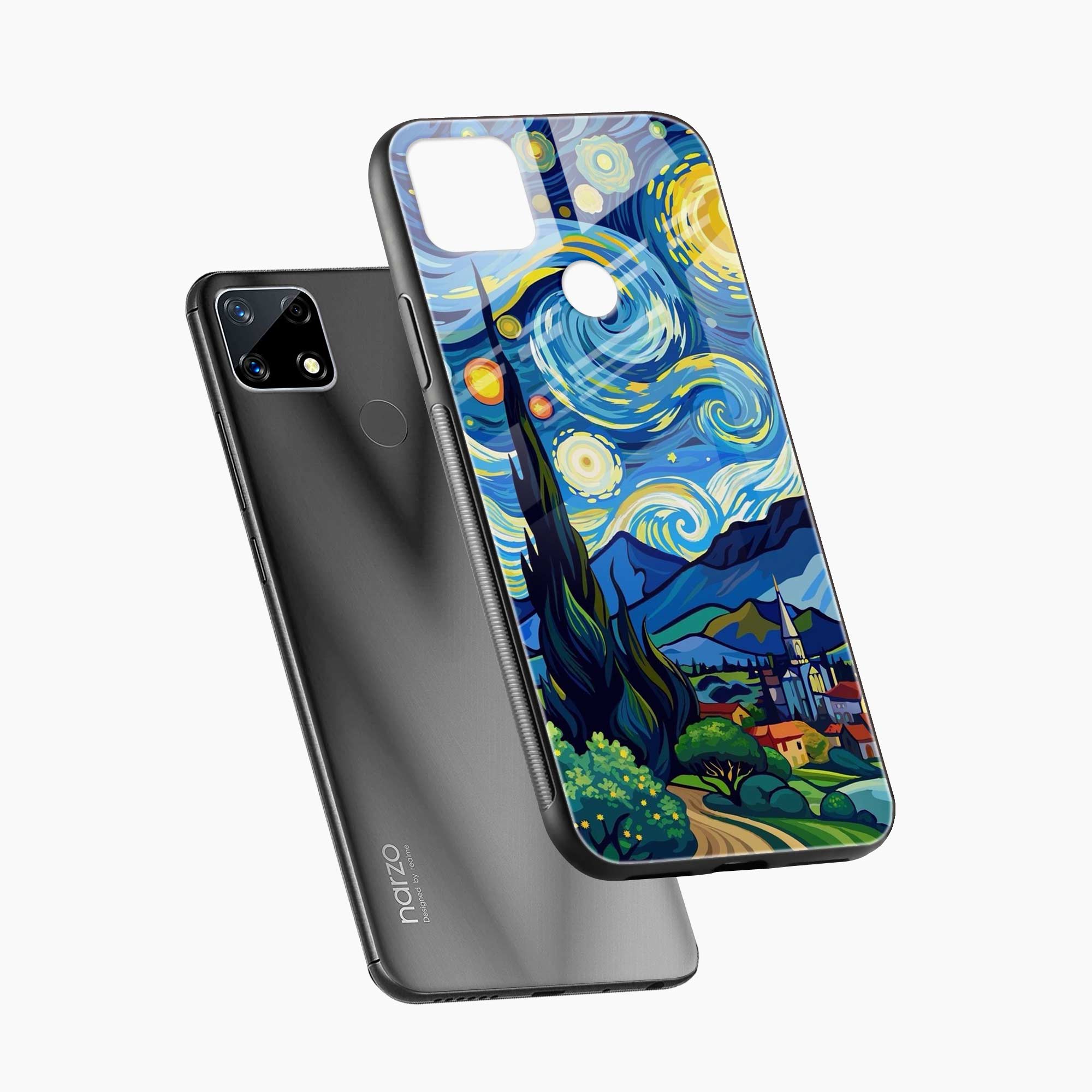 Starry Night Realme C25s Back Cover