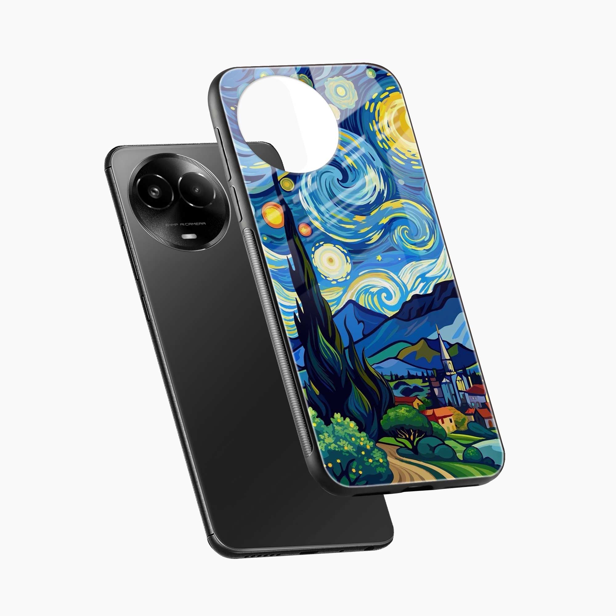 Starry Night Realme Narzo 60x Back Cover