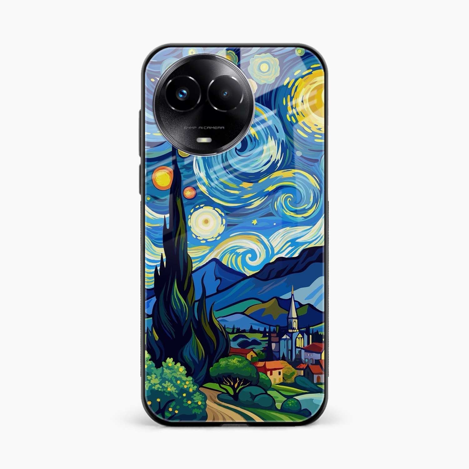 Starry Night Realme Narzo 60x Back Cover
