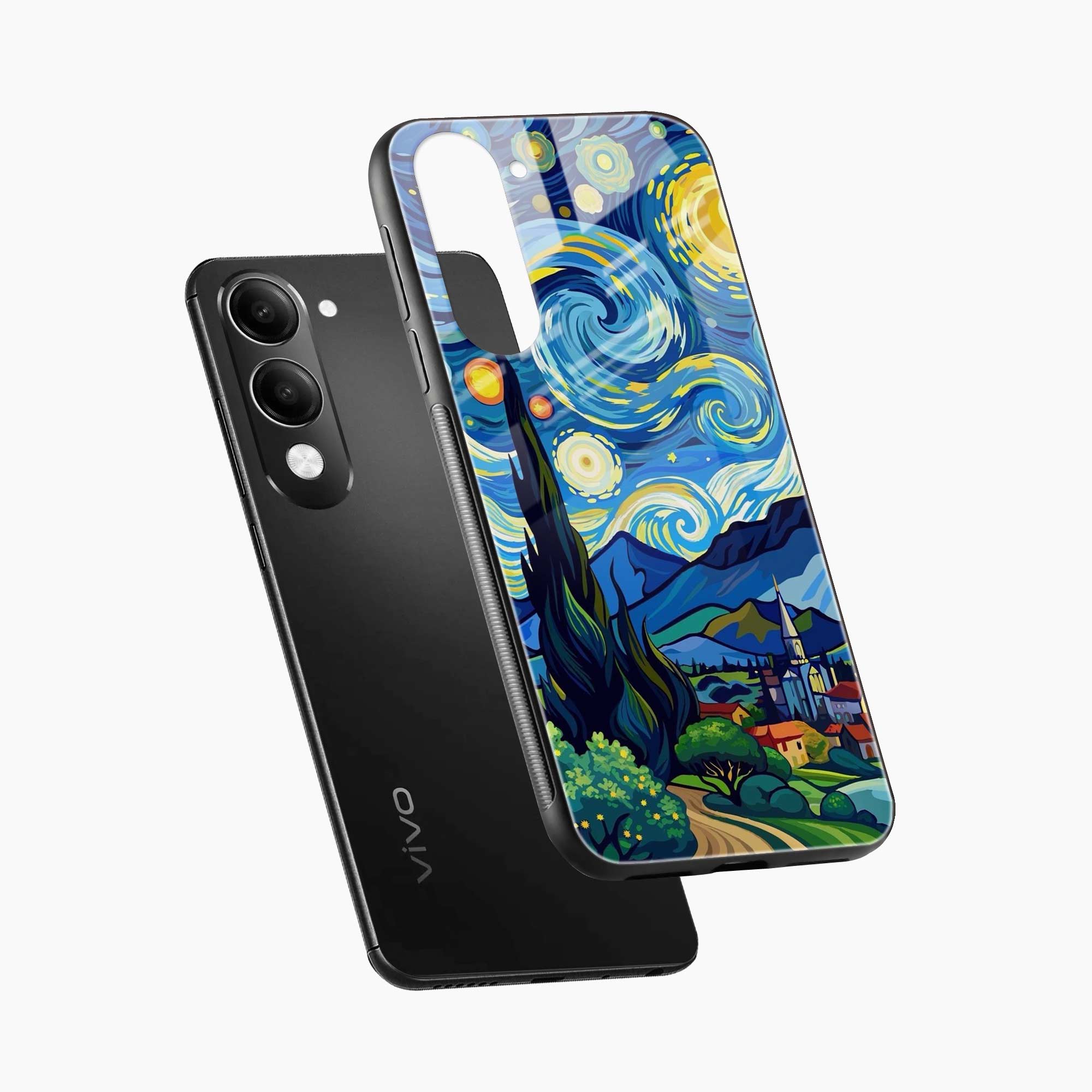 Starry Night Vivo Y19 5G Back Cover