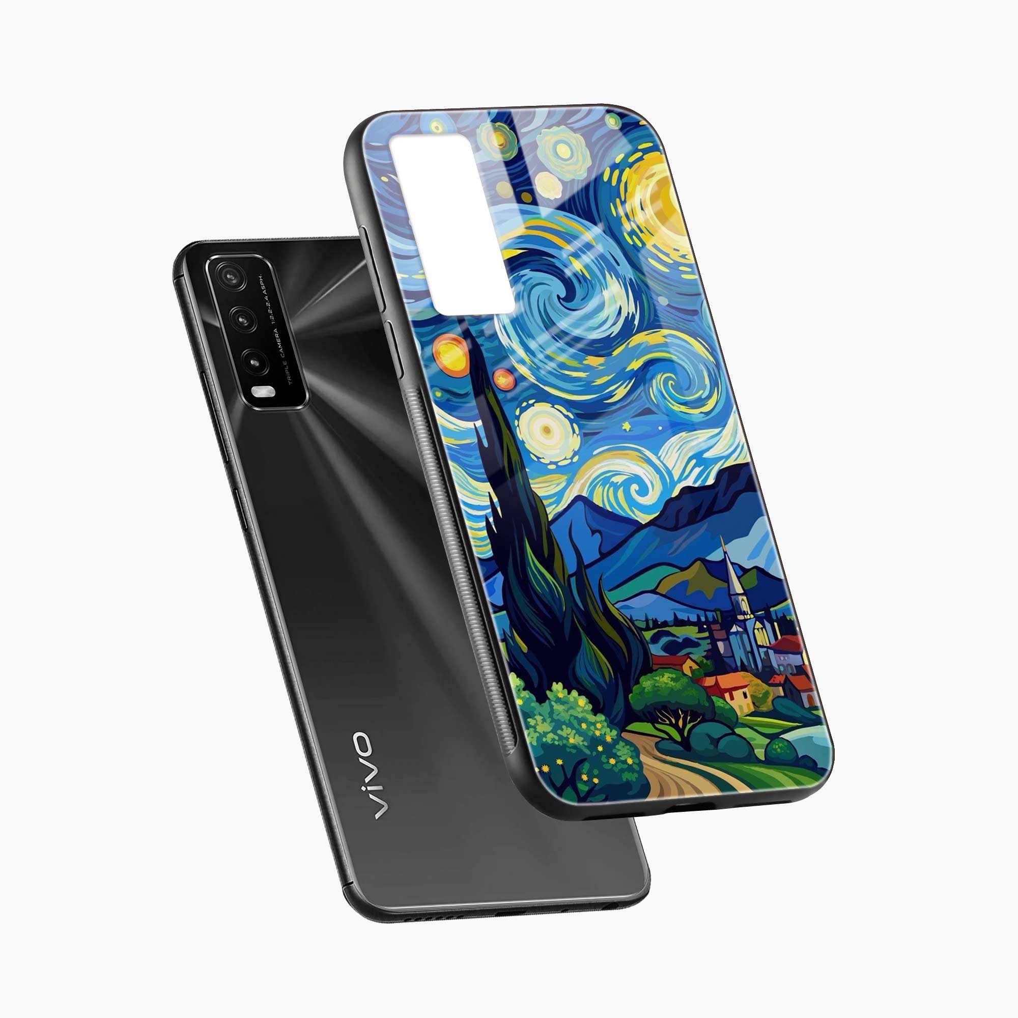 Starry Night Vivo Y20s Back Cover