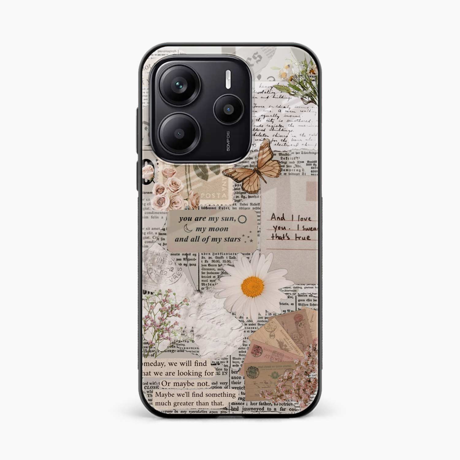 Aesthetic Redmi Note 14 SE 5G Back Cover
