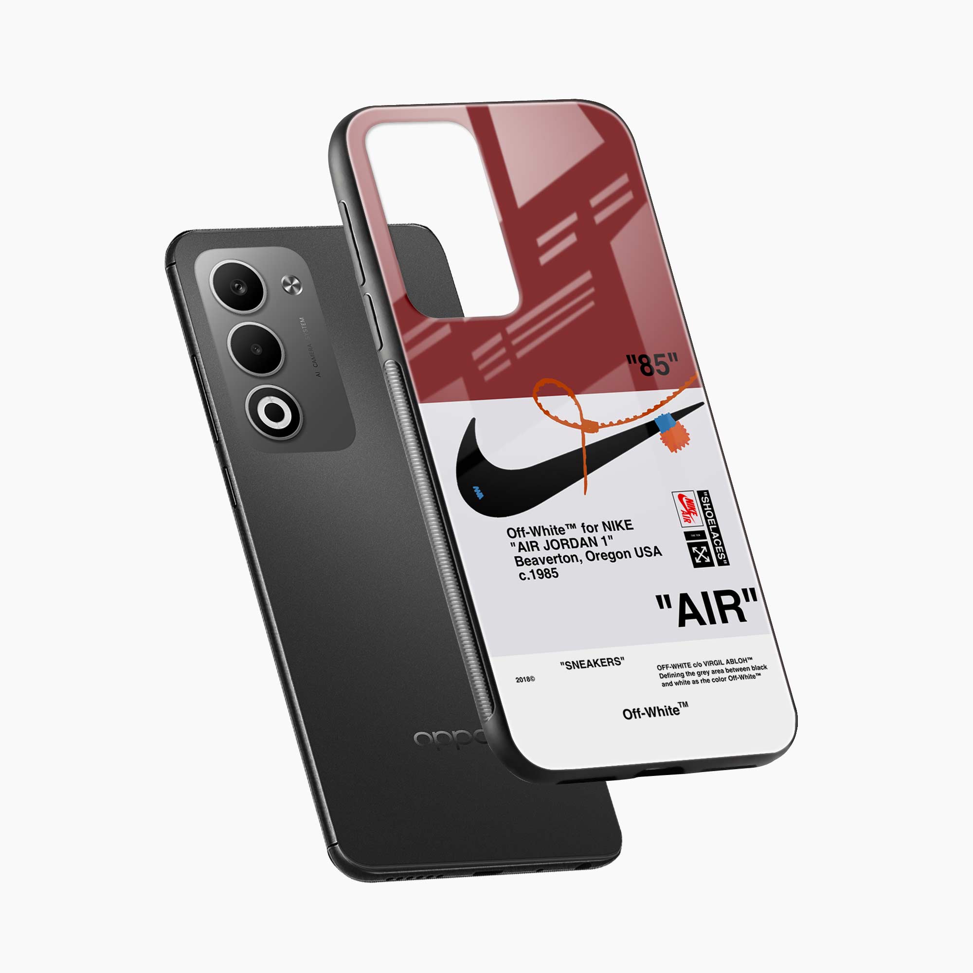 Air Off White Oppo A5 5G Back Cover