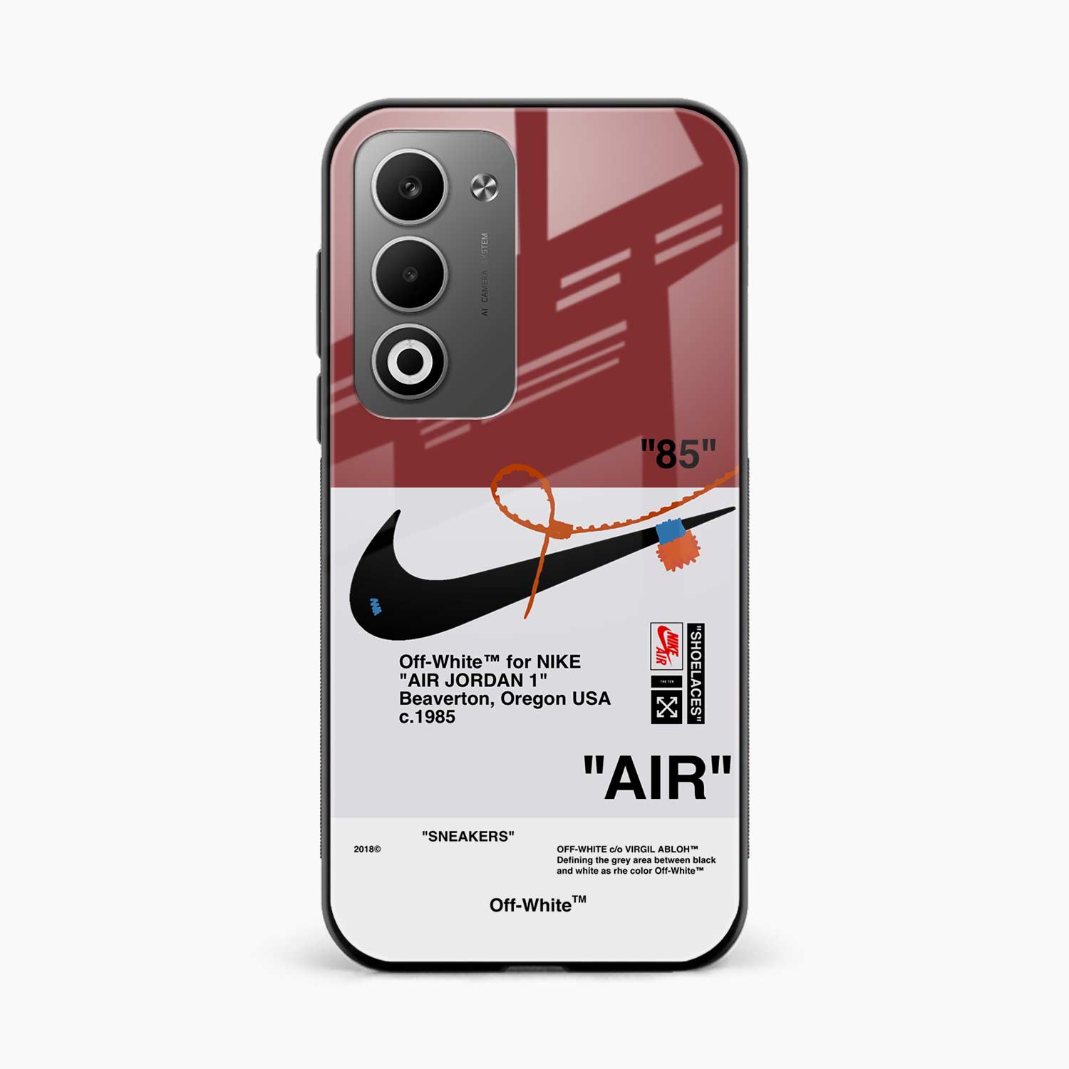Air Off White Oppo A5 5G Back Cover