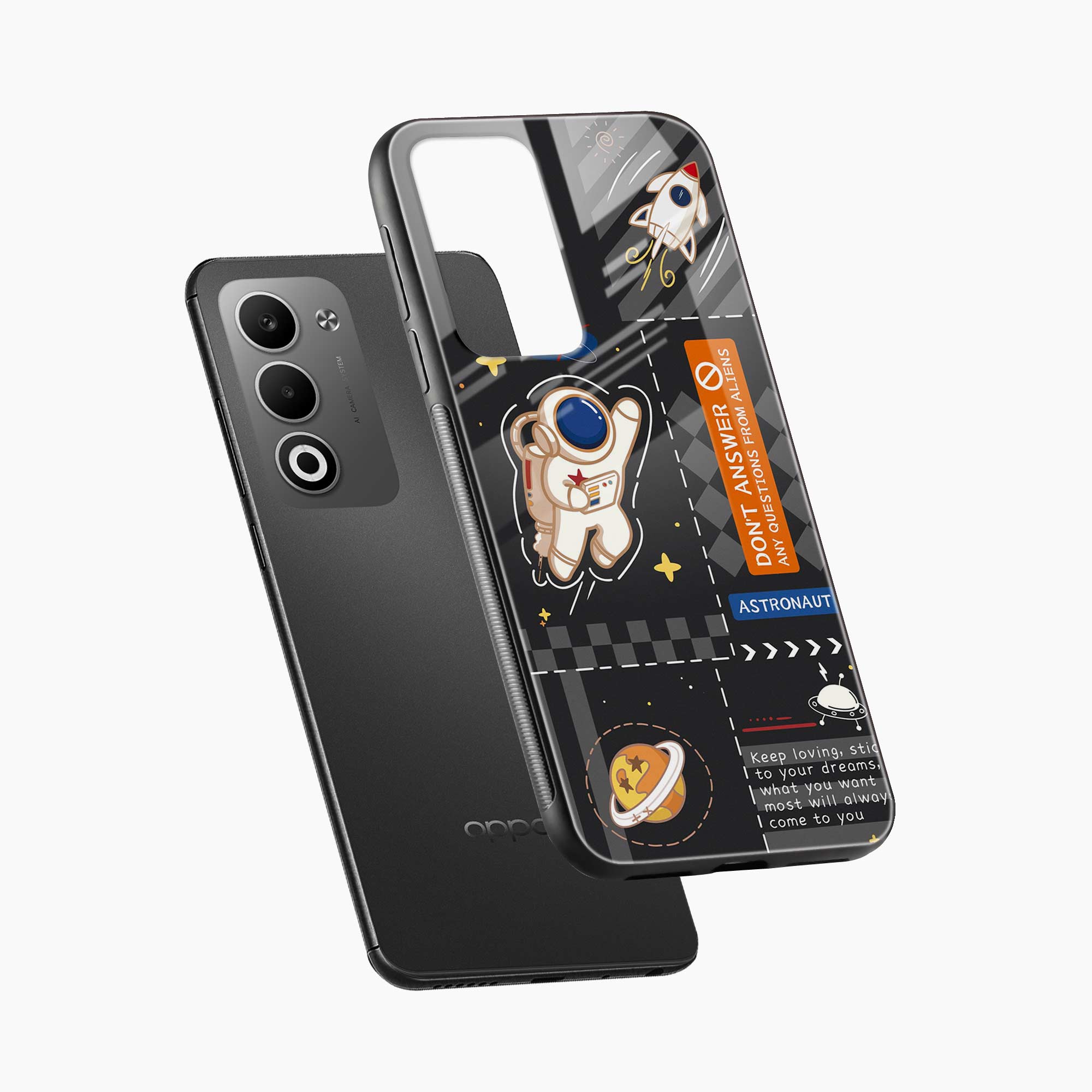 Astronaut Oppo A5 5G Back Cover