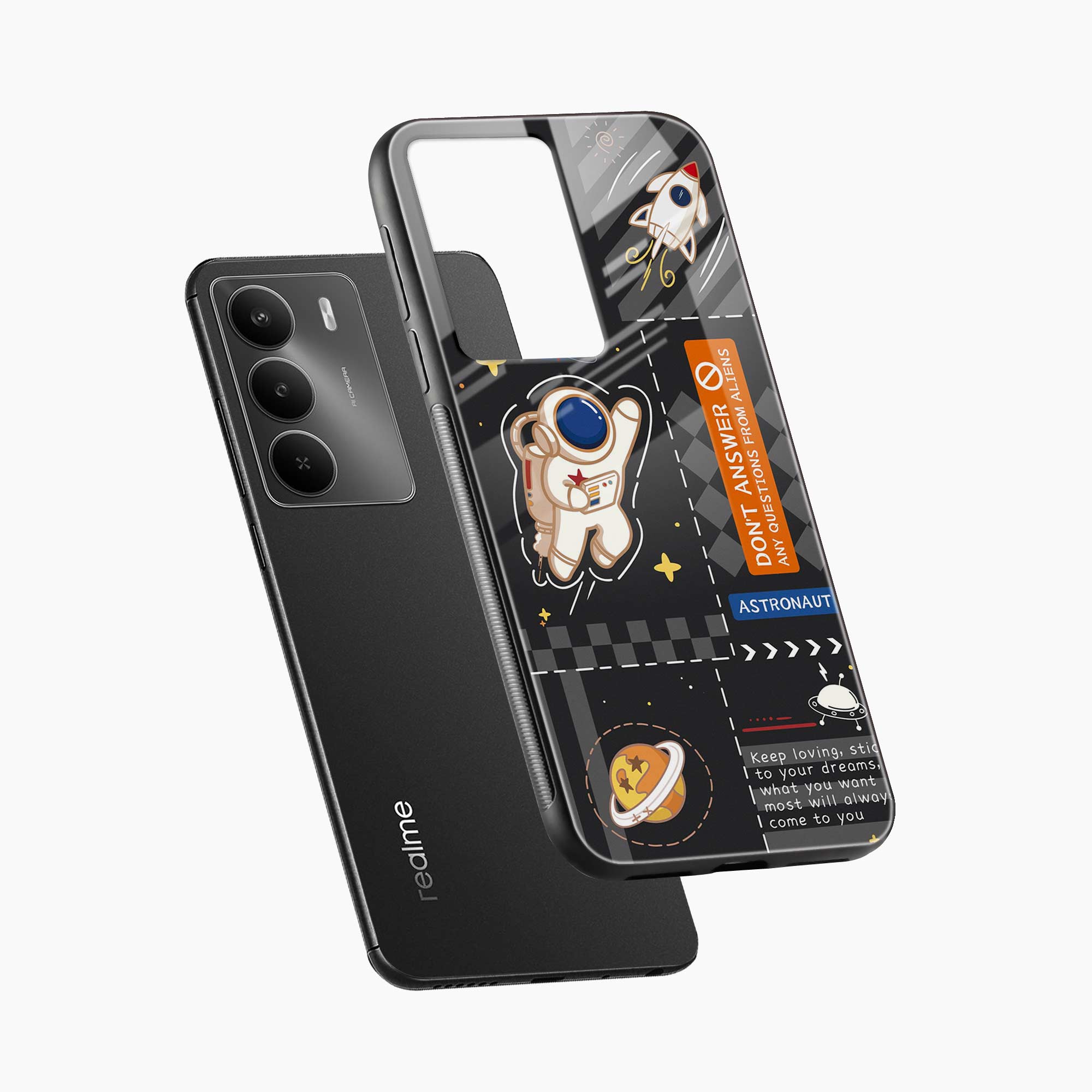 Astronaut Realme C73 5G Back Cover