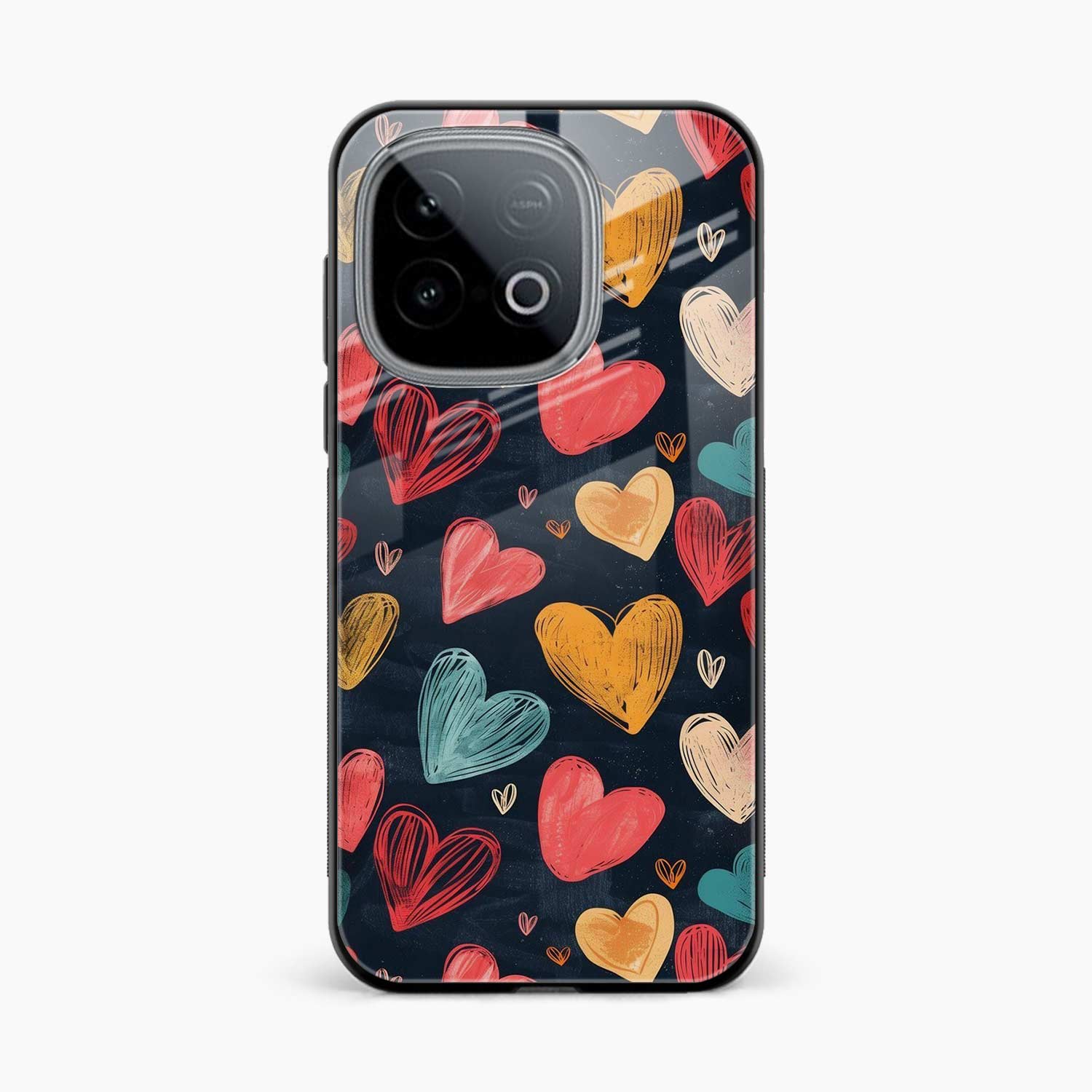 Colorful Hearts Iqoo Neo 10 Back Cover
