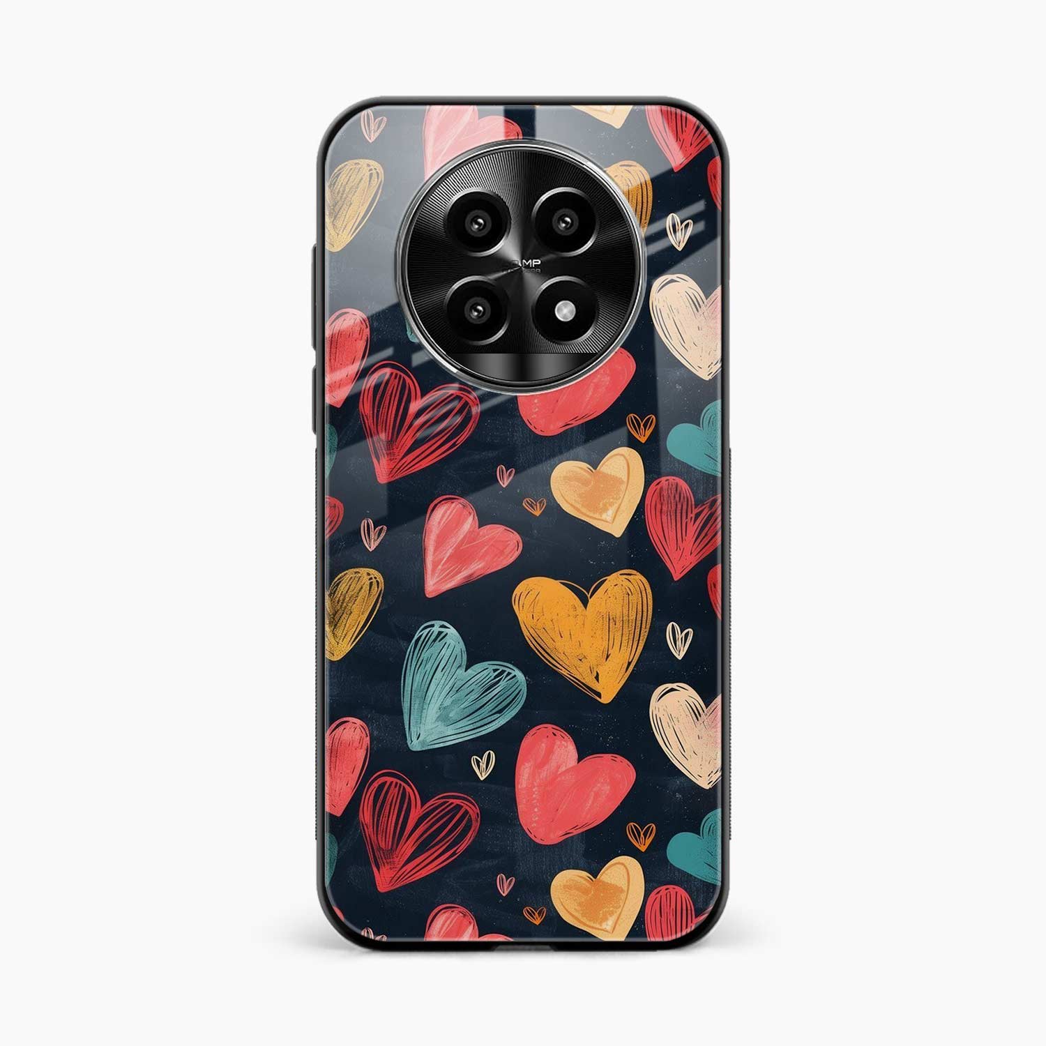 Colorful Hearts Realme 14 Pro Lite 5G Back Cover