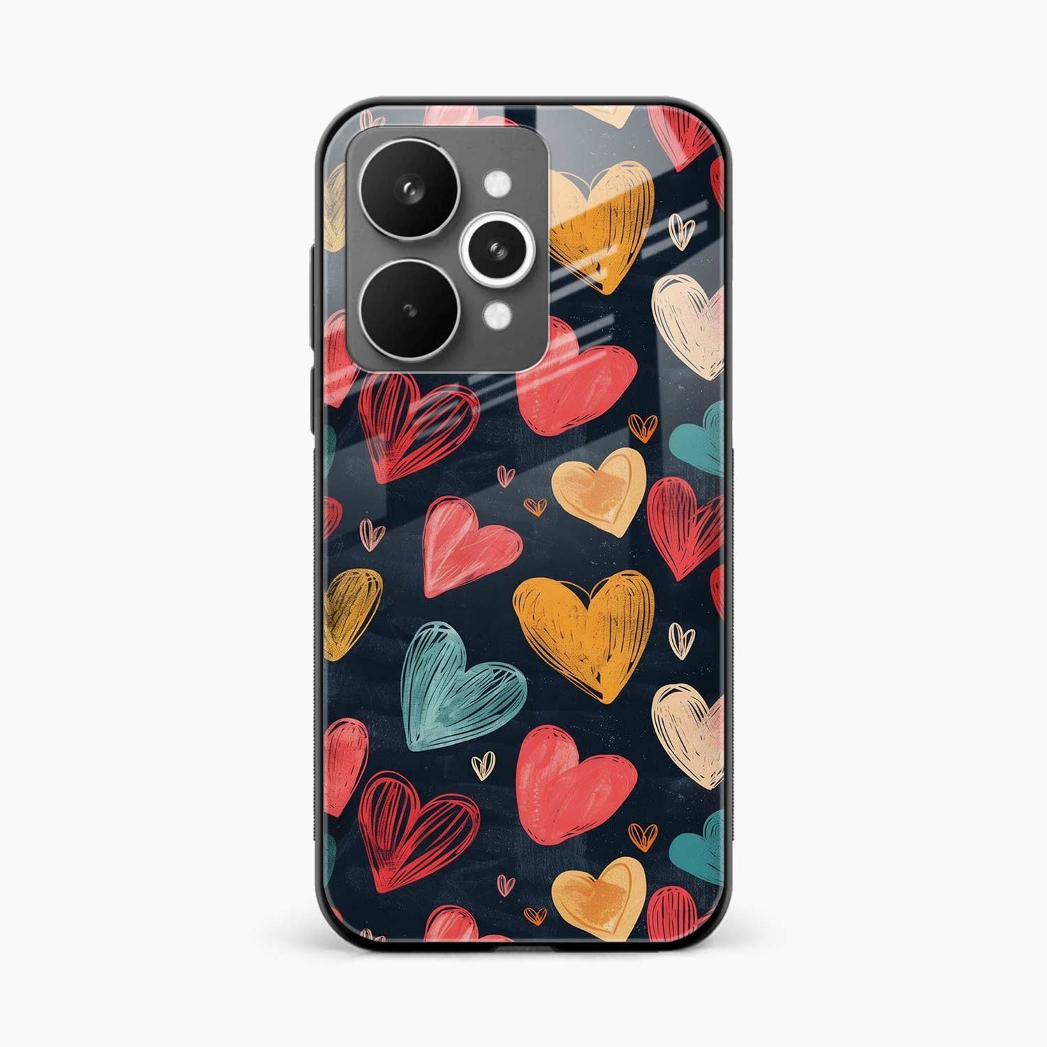 Colorful Hearts Realme 15 5G Back Cover