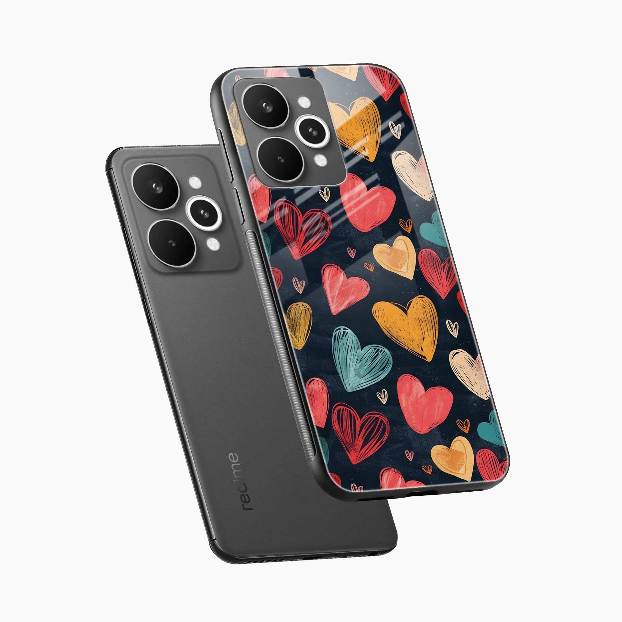 Colorful Hearts Realme 15 Pro 5G Back Cover