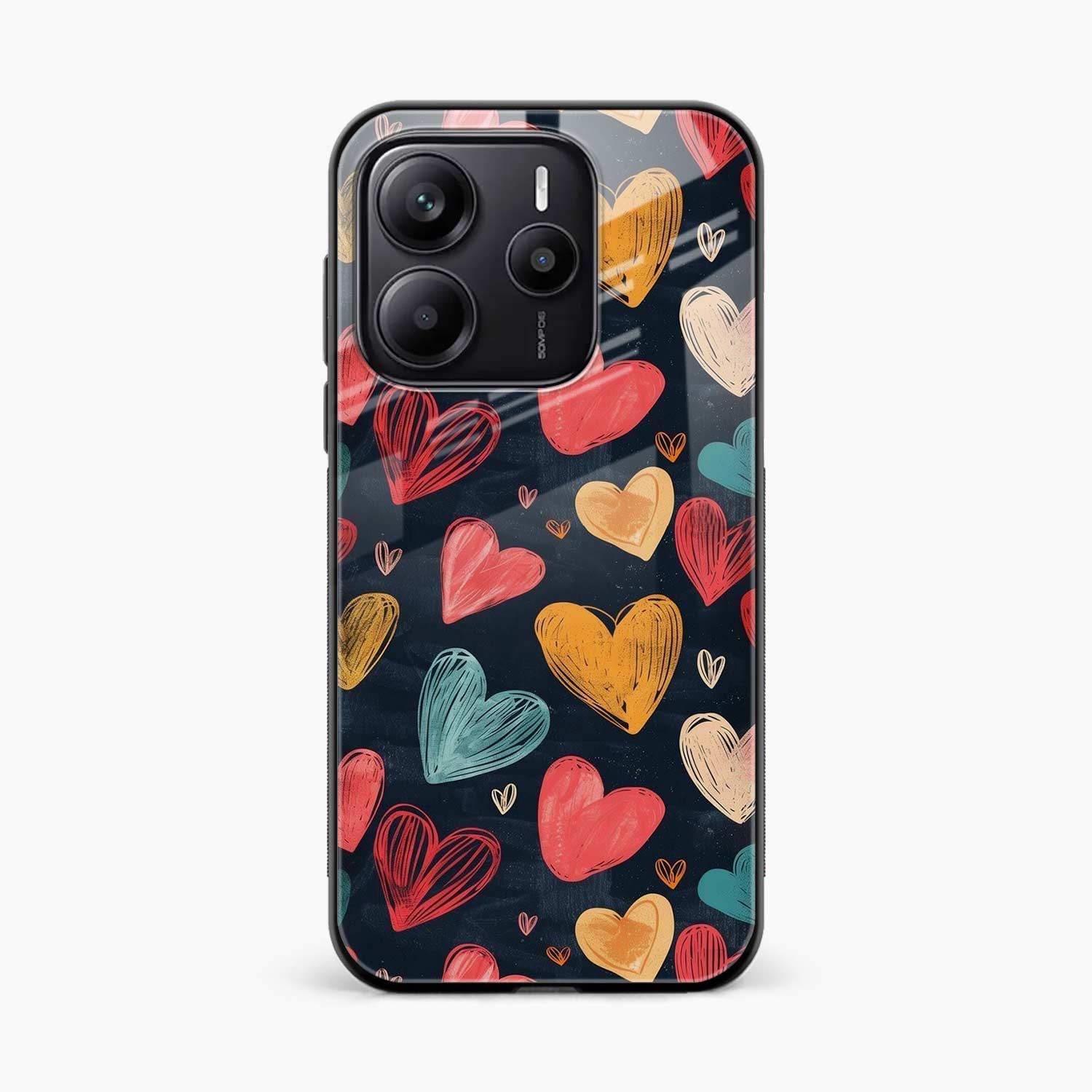 Colorful Hearts Redmi Note 14 SE 5G Back Cover