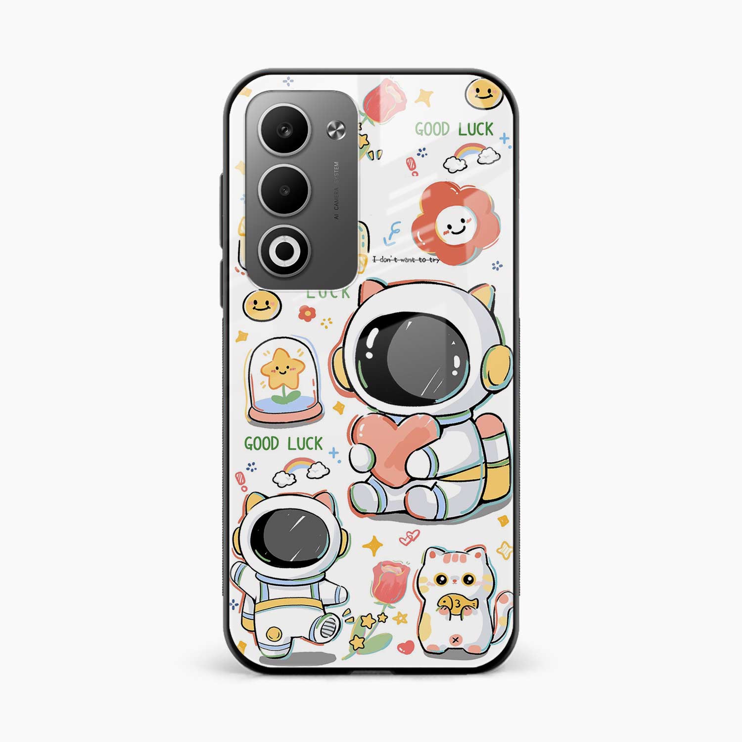Cute Astronaut Oppo A5 5G Back Cover