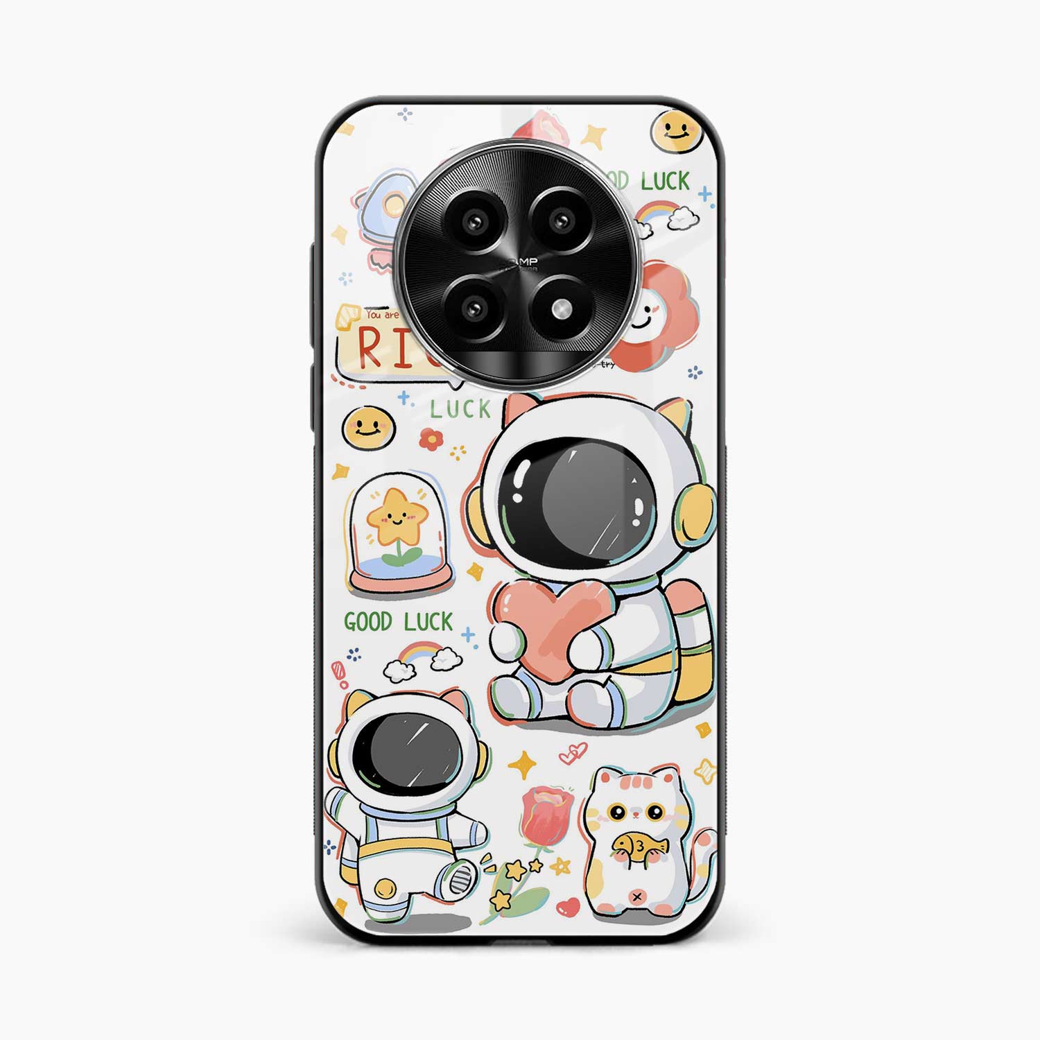 Cute Astronaut Realme 14 Pro Lite 5G Back Cover