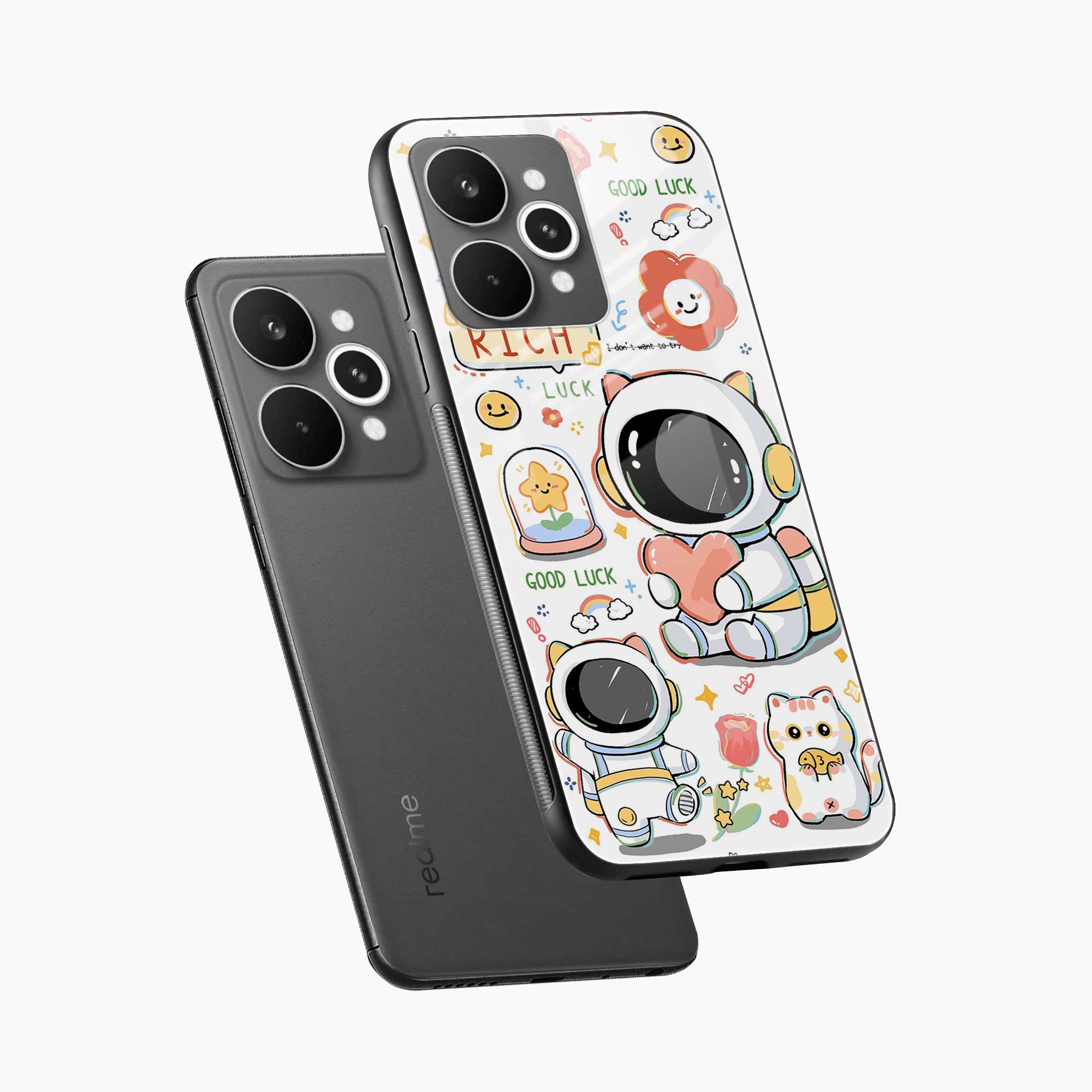 Cute Astronaut Realme 15 5G Back Cover