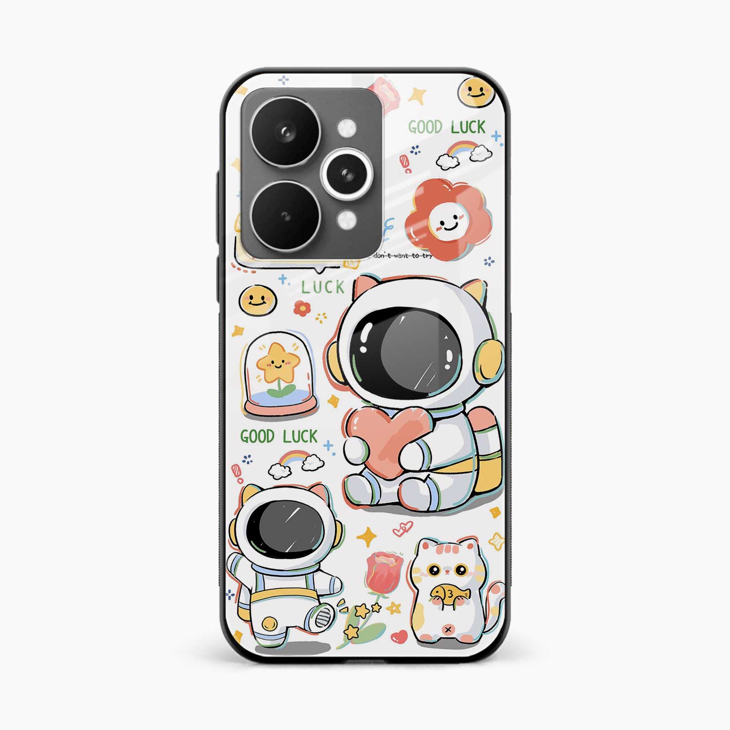 Cute Astronaut Realme 15 5G Back Cover