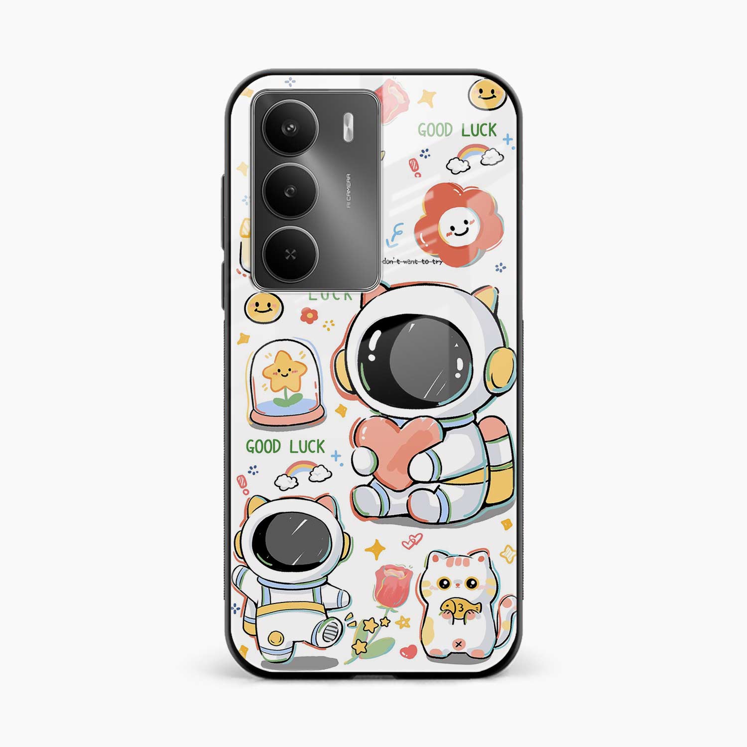Cute Astronaut Realme C73 5G Back Cover