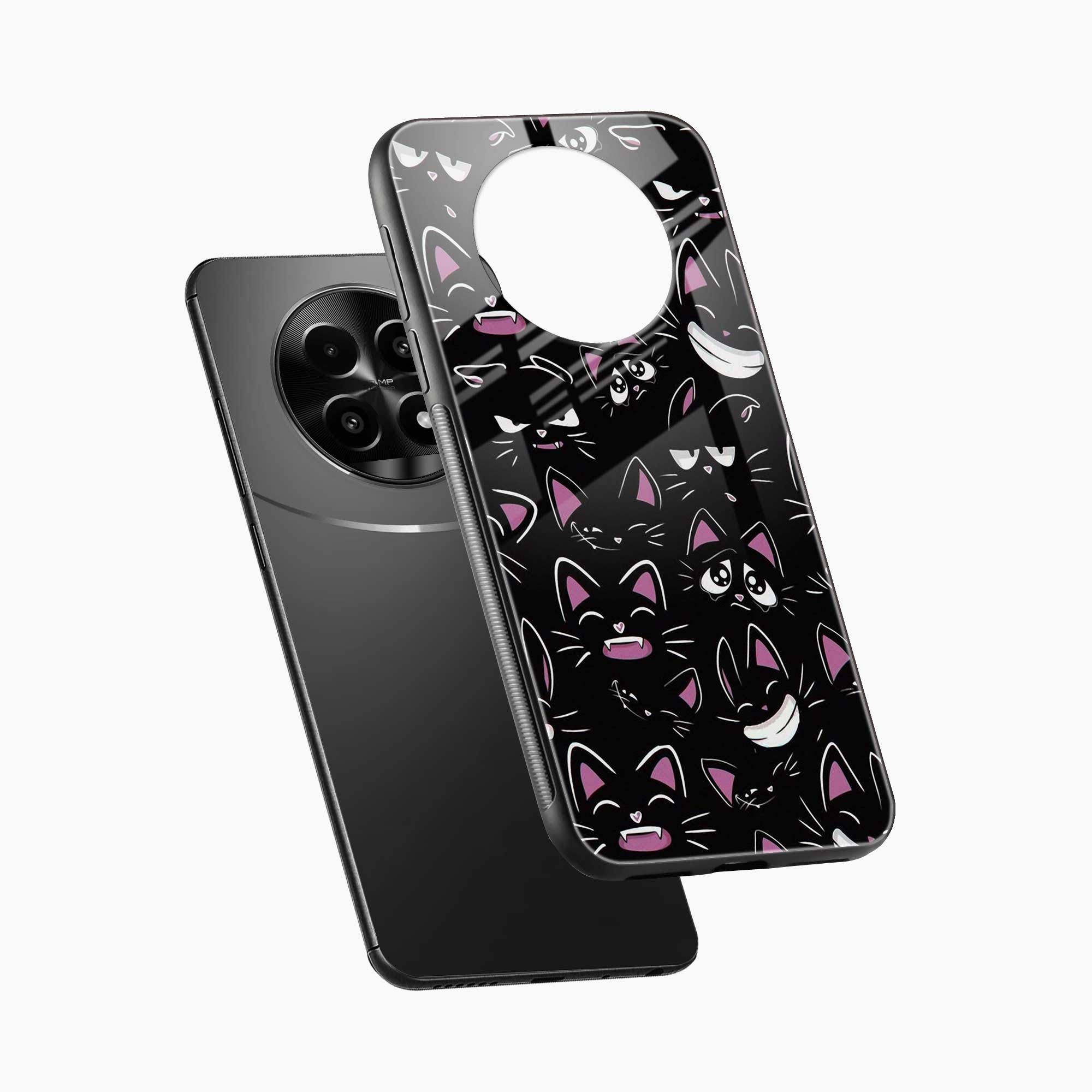 Cute Black Cat Realme 14 Pro Lite 5G Back Cover
