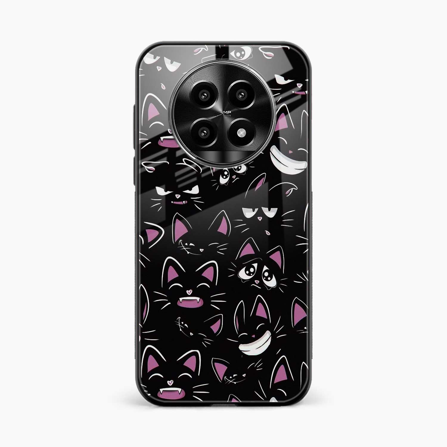 Cute Black Cat Realme 14 Pro Lite 5G Back Cover