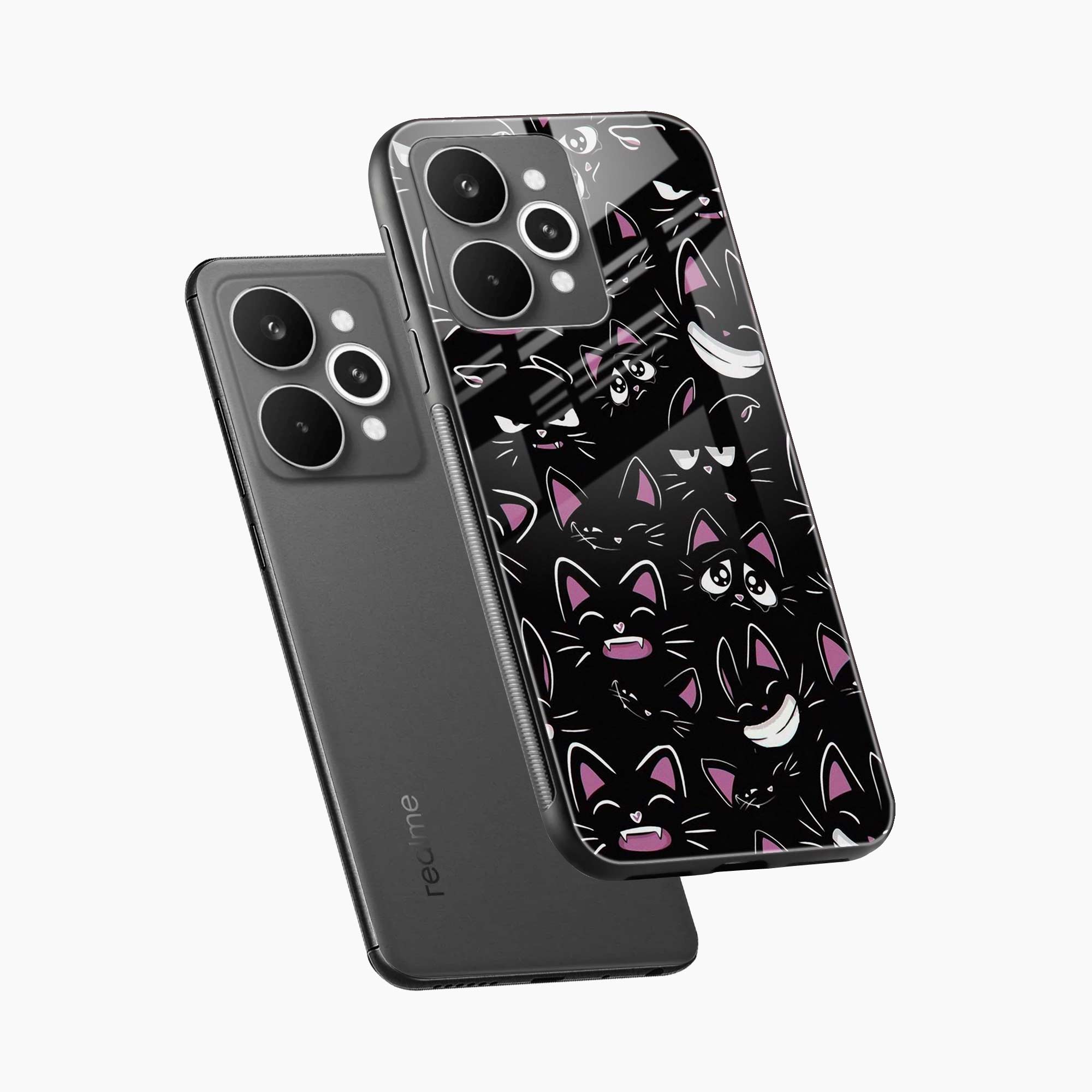 Cute Black Cat Realme 15 Pro 5G Back Cover