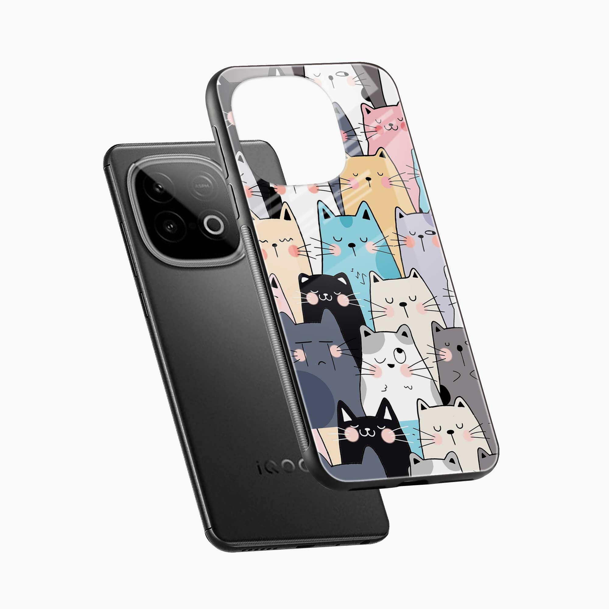 Cute Cat Iqoo Neo 10 Back Cover