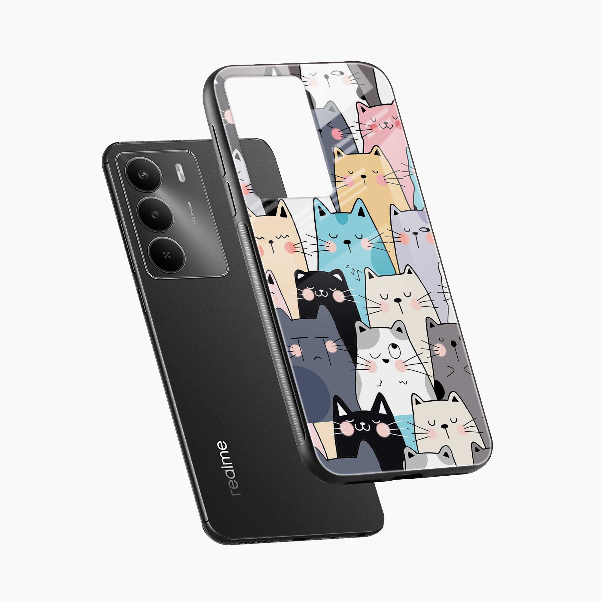 Cute Cat Realme C75 5G Back Cover