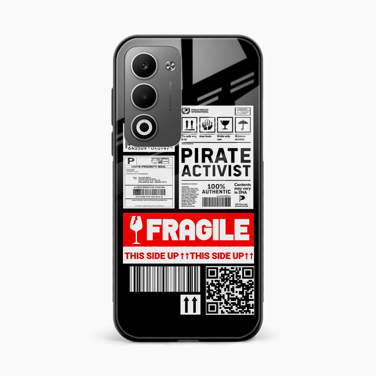 Fragile Oppo A5 5G Back Cover