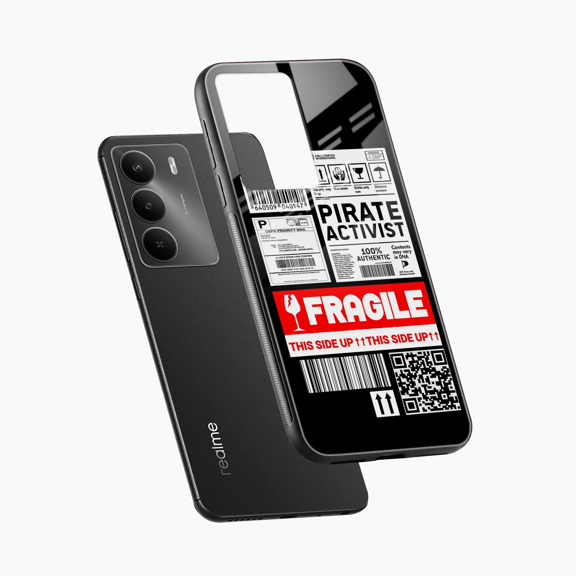 Fragile Realme C73 5G Back Cover