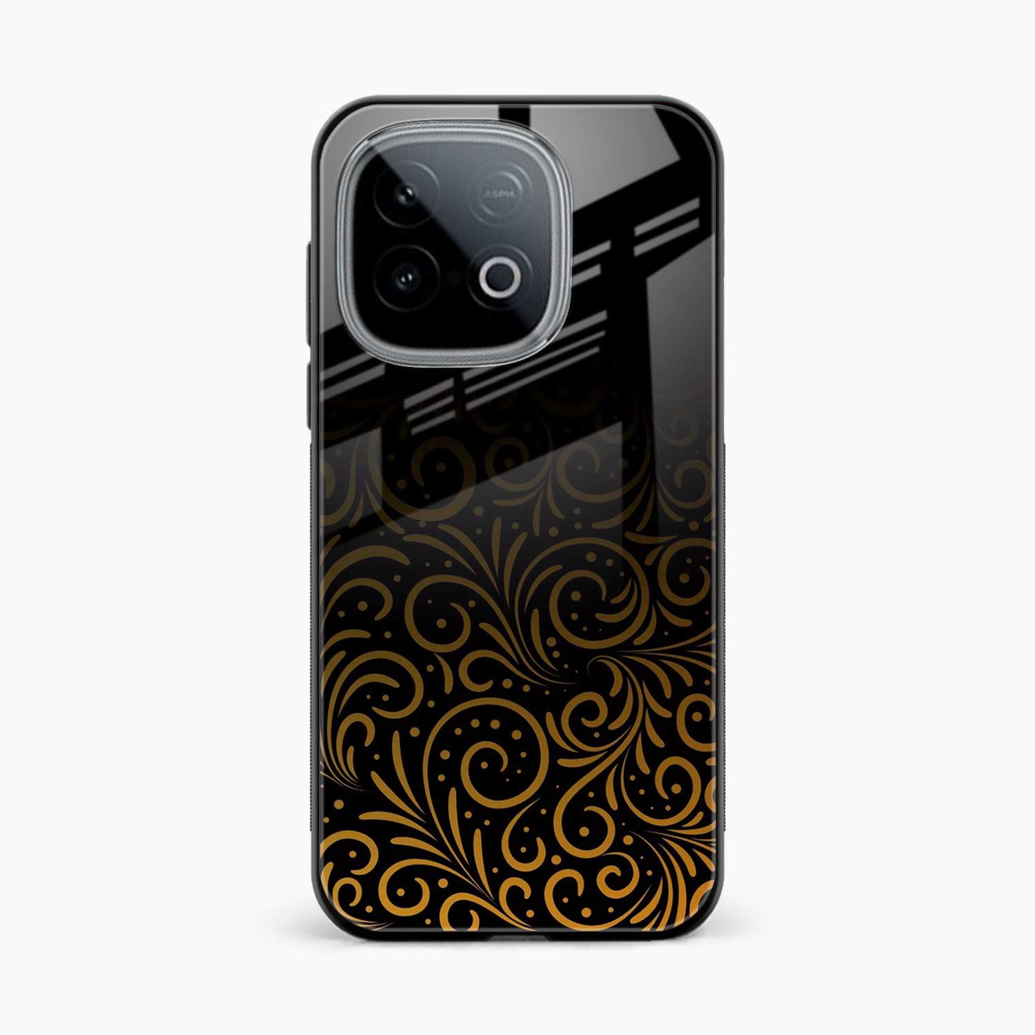 Golden Swirl Iqoo Neo 10 Back Cover