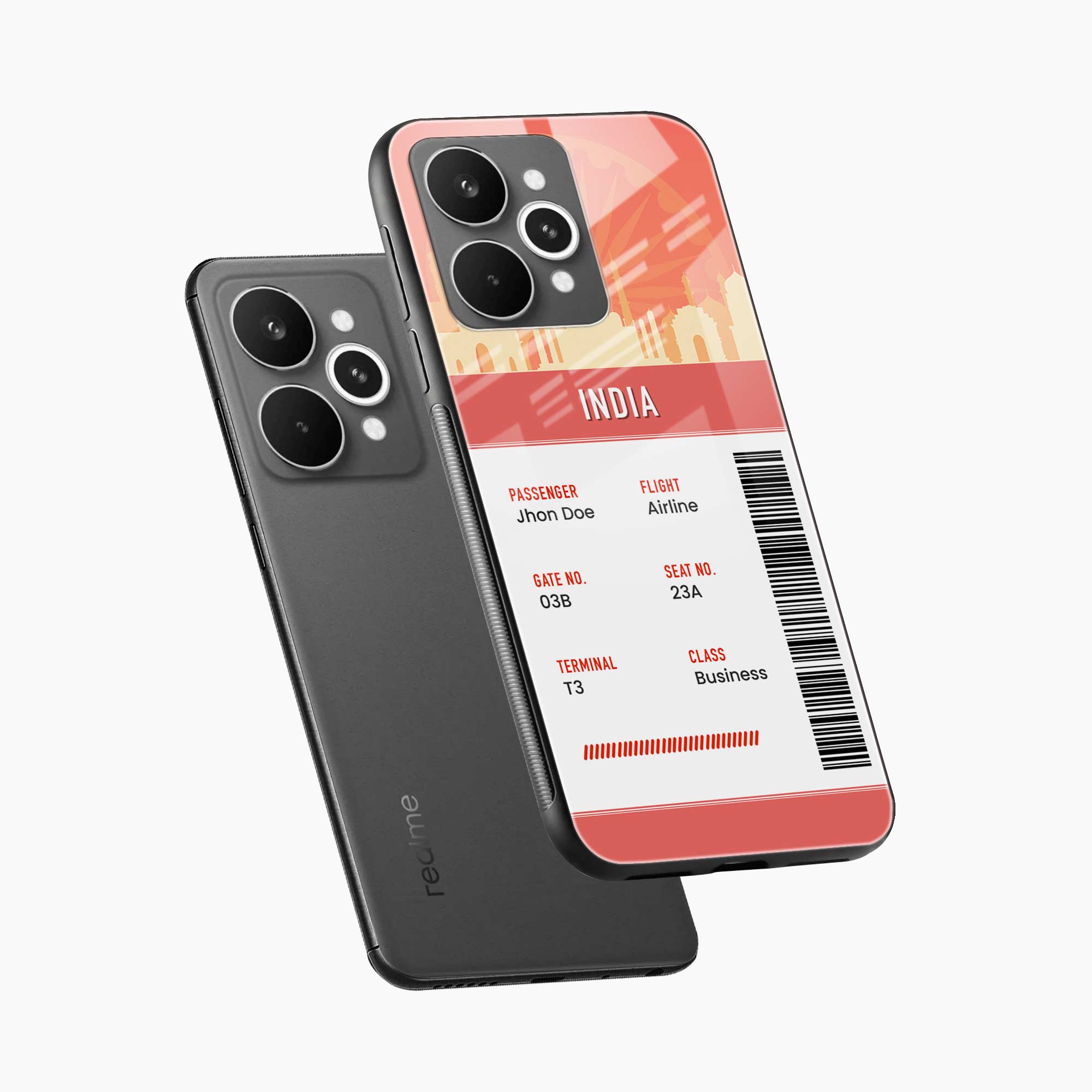 India Boarding Pass Realme 15 Pro 5G Back Cover