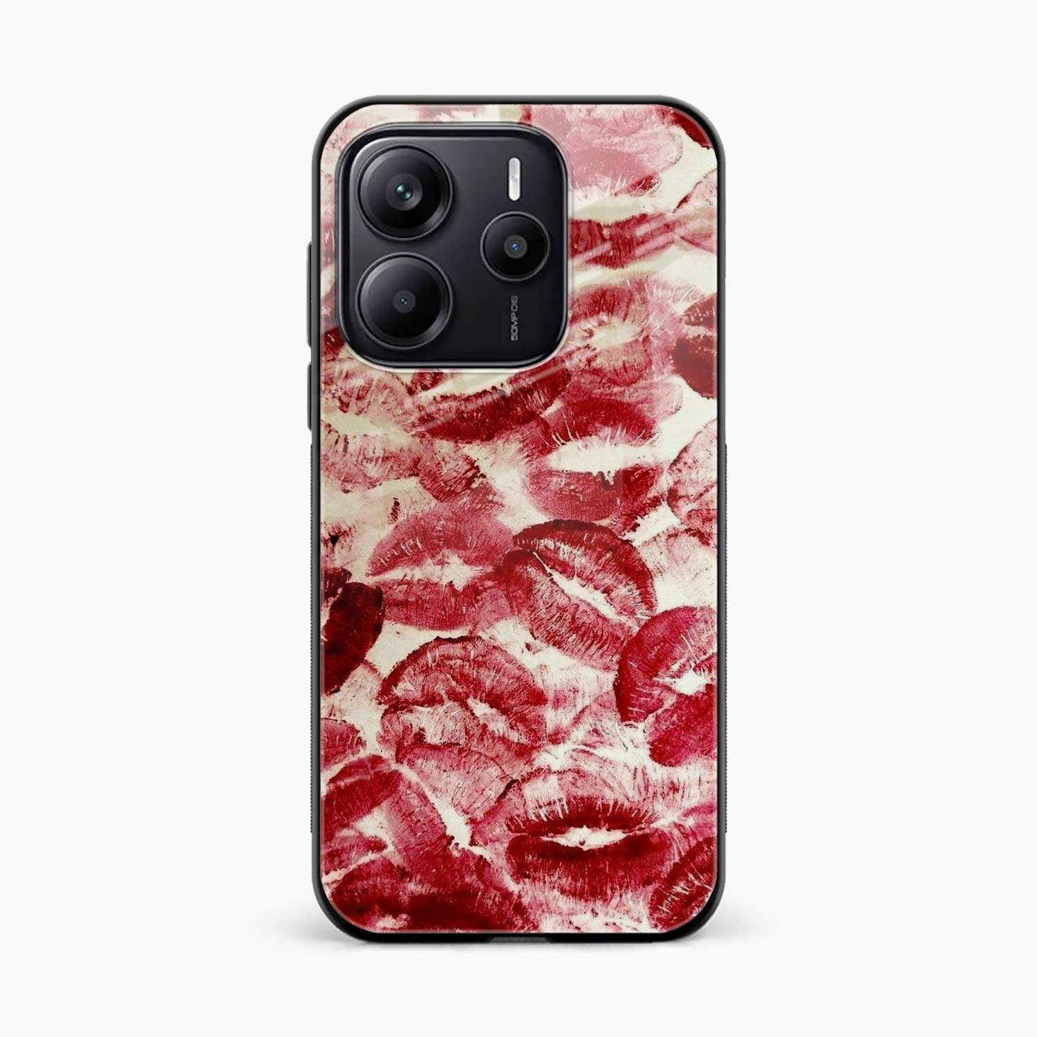 Lipstick Kiss Print Redmi Note 14 SE 5G Back Cover