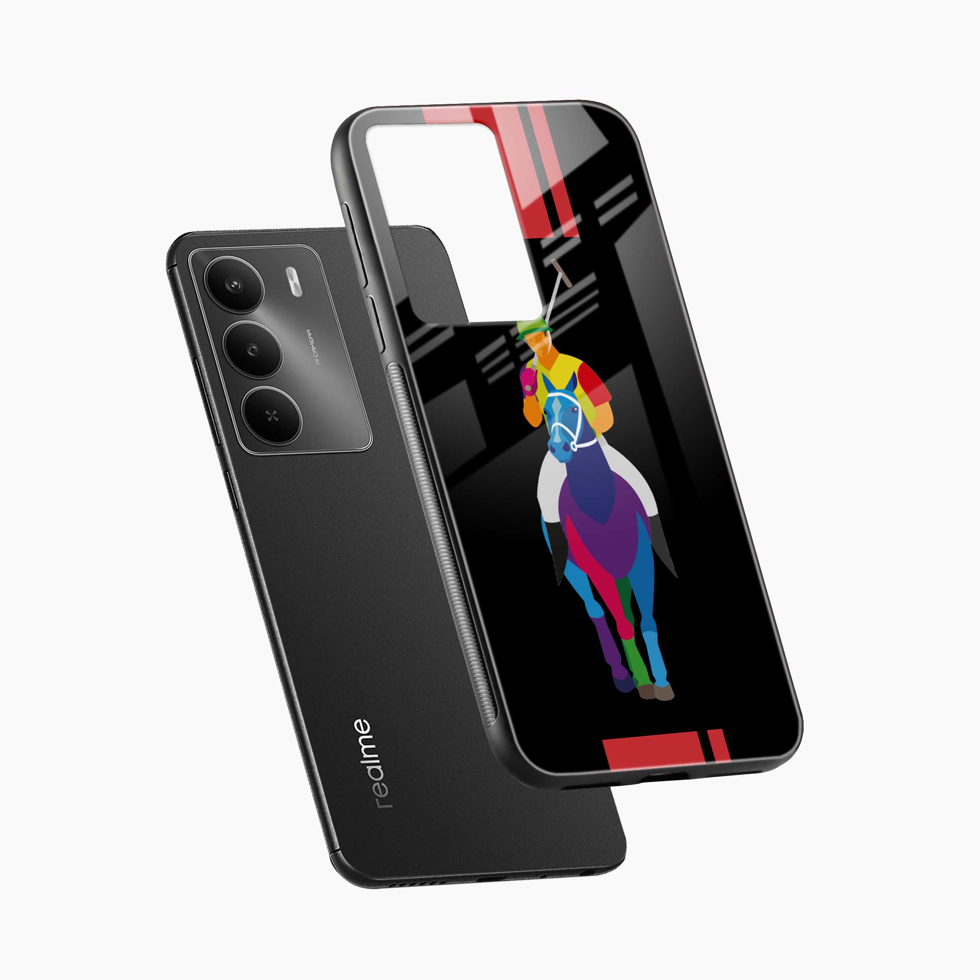 Multicolor Sant Barbara Polo Black Realme C75 5G Back Cover