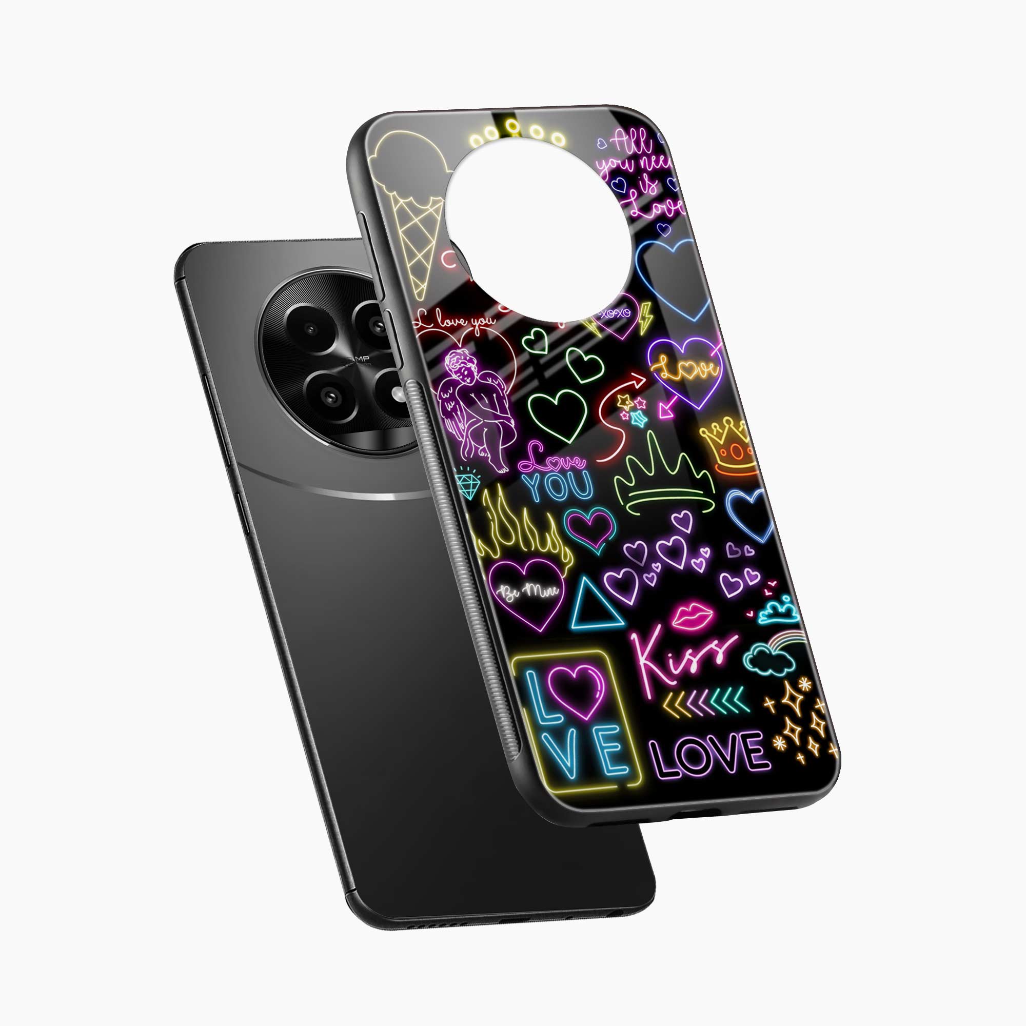 Neon Lights Realme 14 Pro Lite 5G Back Cover