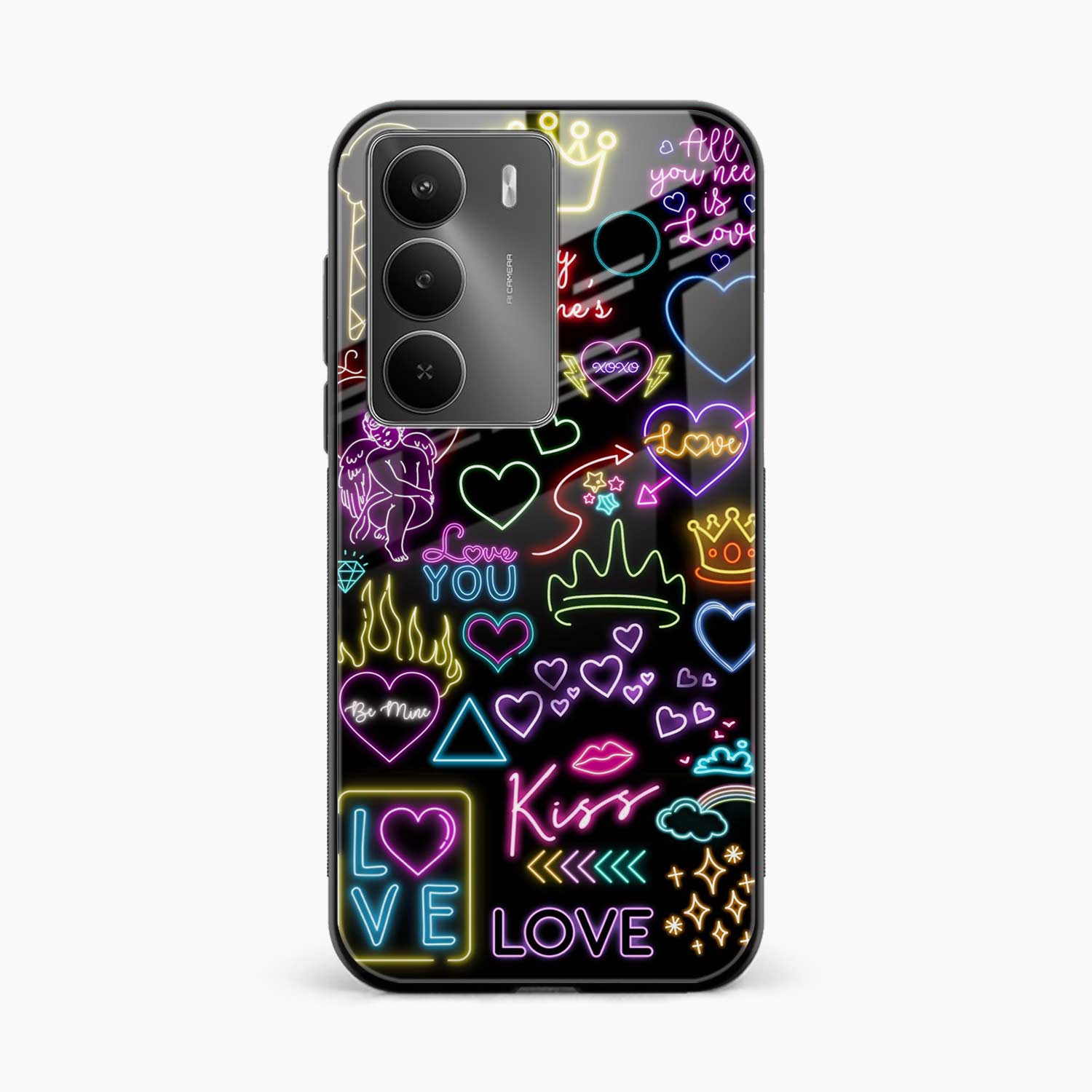 Neon Lights Realme C75 5G Back Cover