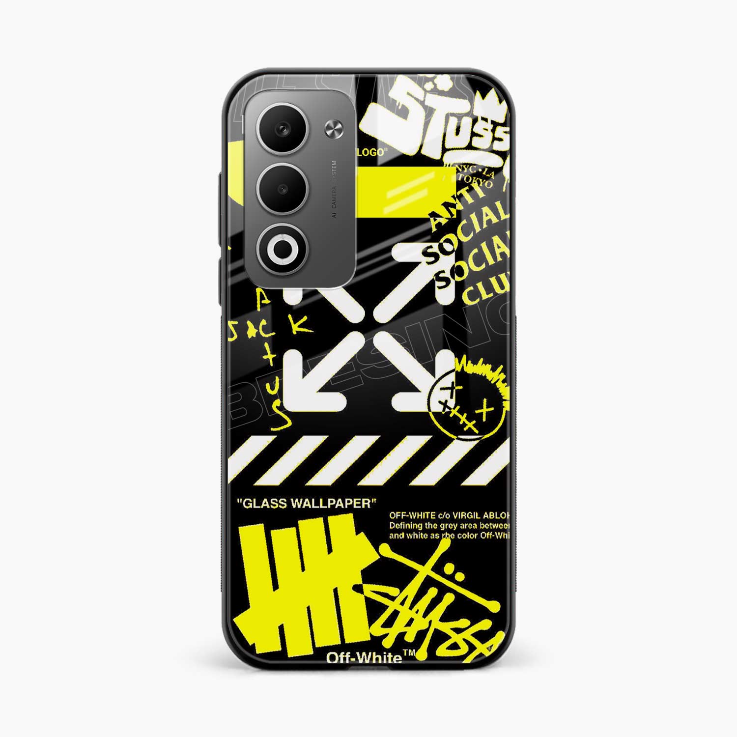 Neon Off White Oppo A5 5G Back Cover