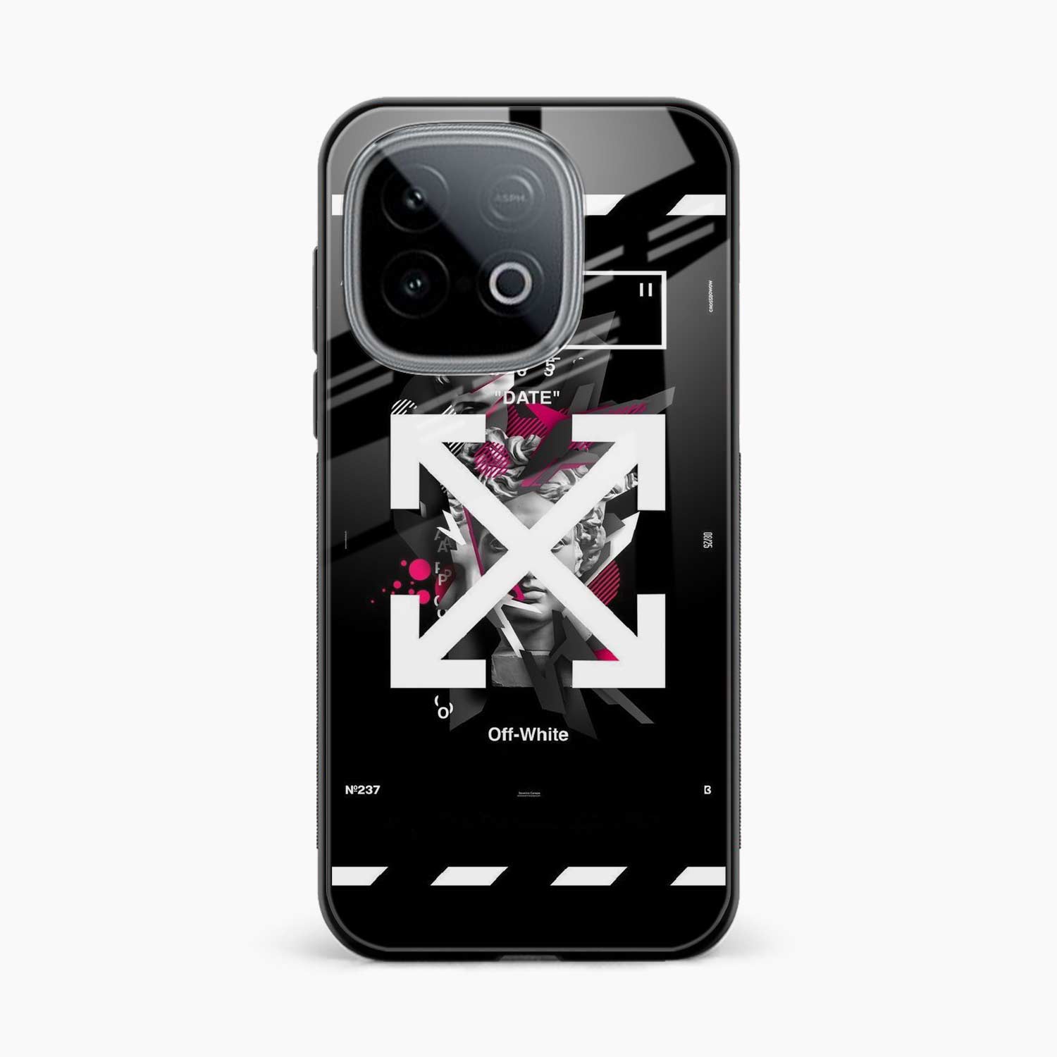 Off White Logo Iqoo Neo 10 Back Cover