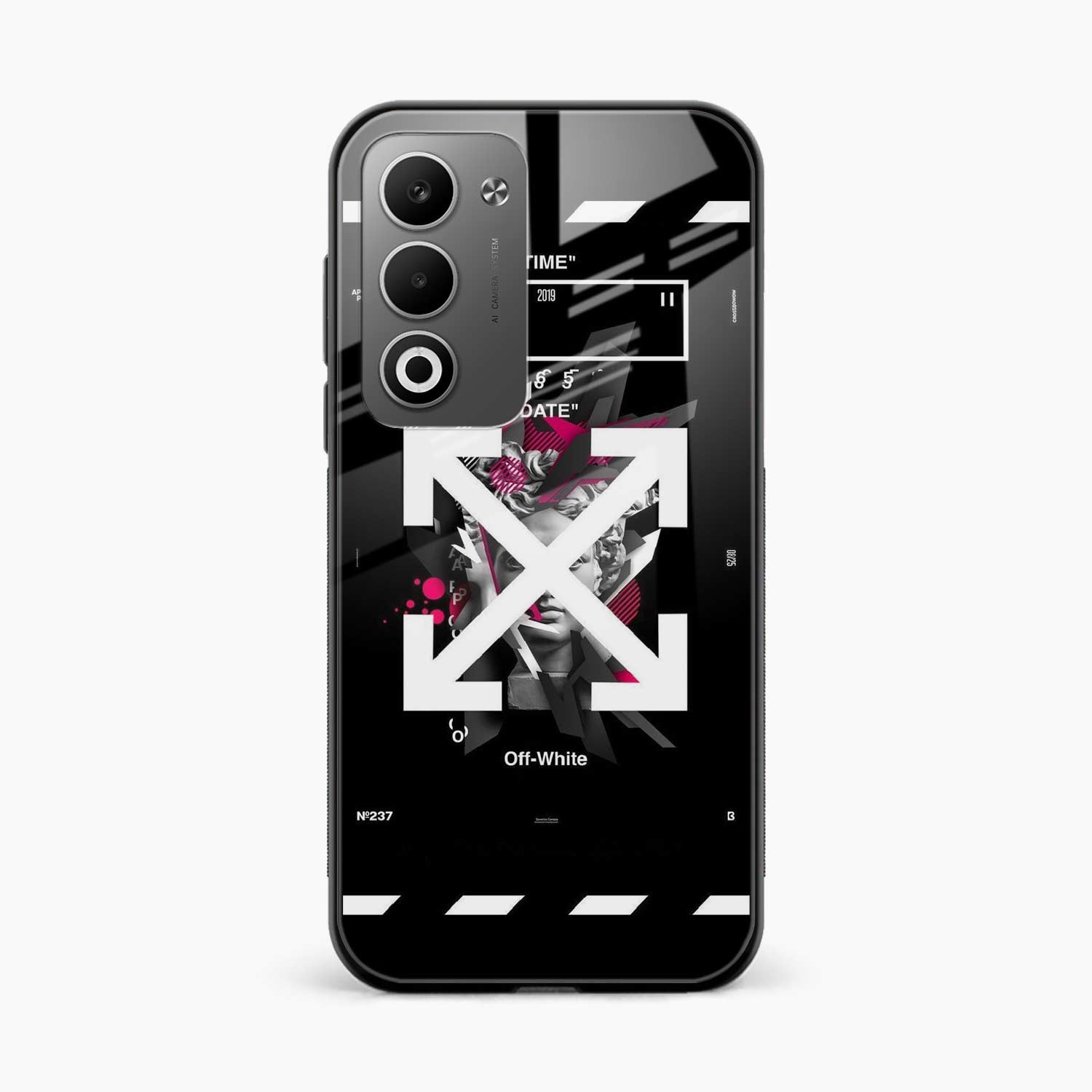 Off White Logo Oppo A5 5G Back Cover